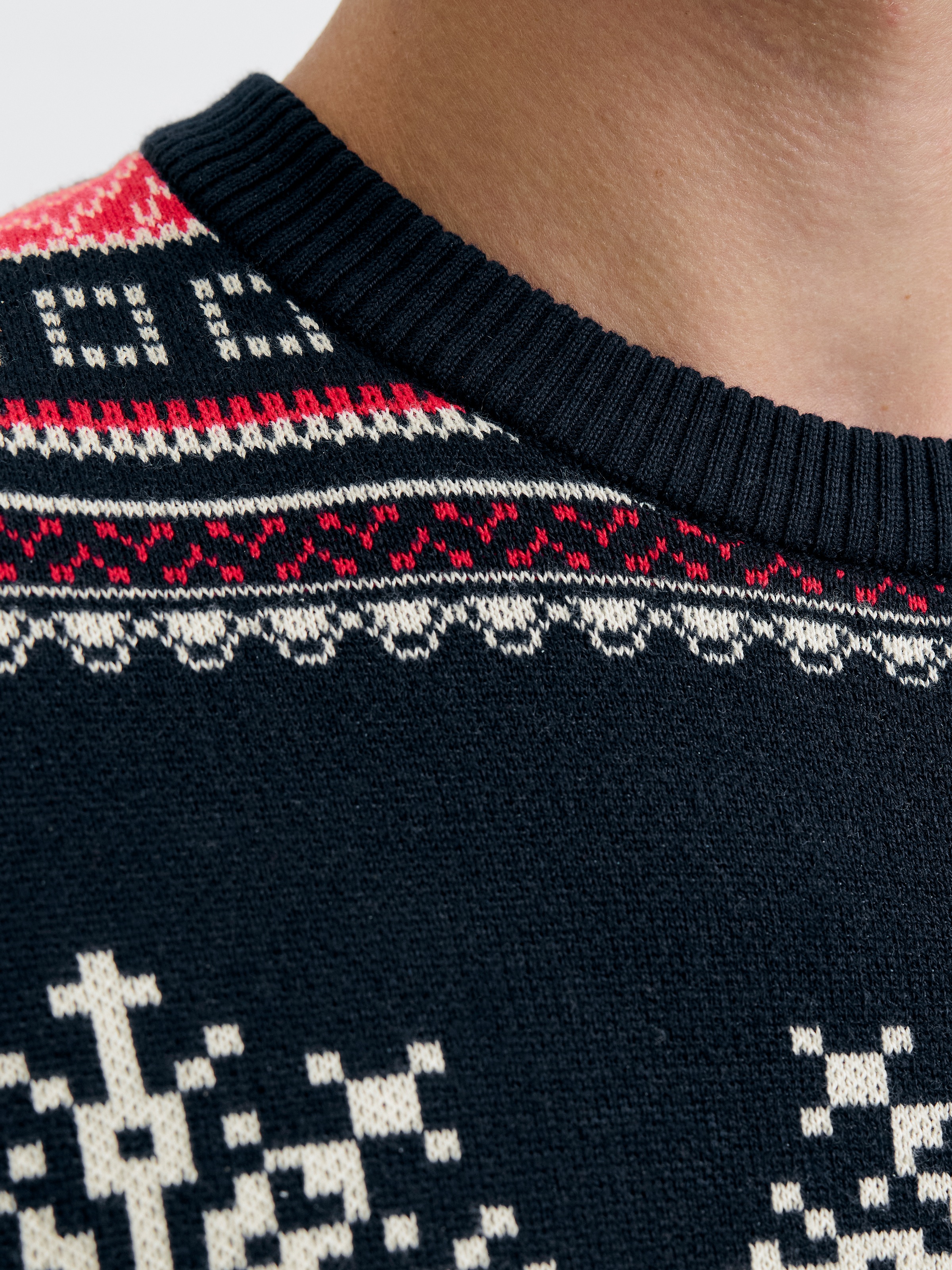 Thumbnail - Jack & Jones Strickpullover "JJXMAS NOEL KNIT CREW NECK"