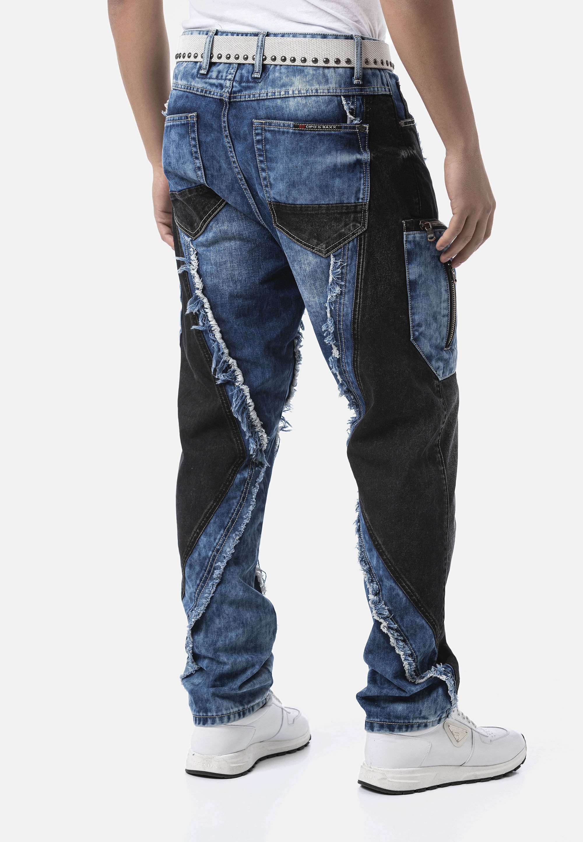 Cipo & Baxx Loose-fit-Jeans »CD909« mit Loose Fit Denim