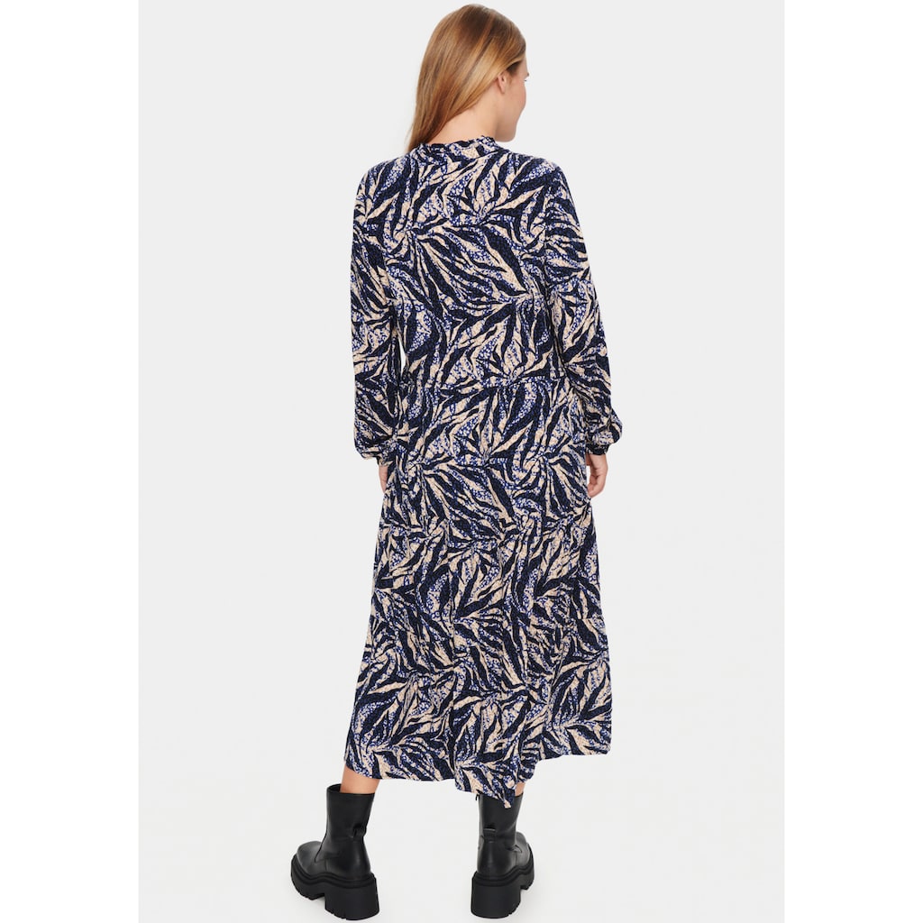 Saint Tropez Sommerkleid »EdaSZ Maxi Dress«, mit Volant