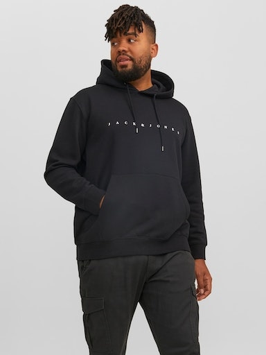 Jack & Jones PlusSize "JJESTAR JJ SWEAT HOOD NOOS PLS", Baumwollmischung, r günstig online kaufen