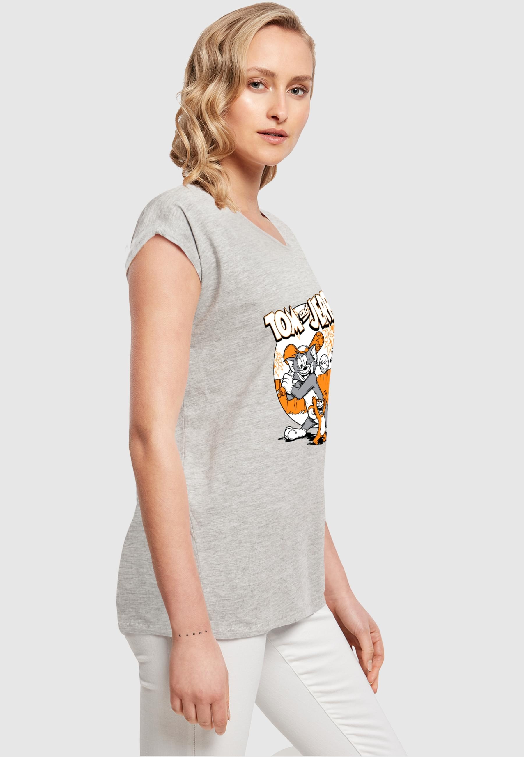 ABSOLUTE CULT T-Shirt »ABSOLUTE CULT Damen Ladies Tom and Jerry - Baseball T-Shirt«