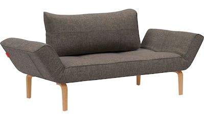 Schlafsofa »Zeal«, im Scandinavian Design, Bow Beine, inklusive Rückenkissen