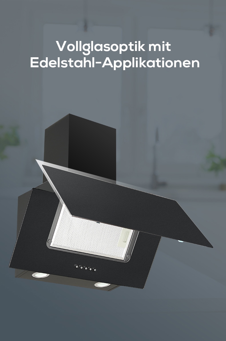 Hanseatic Kopffreihaube »SY-103E9G-P1-C120-L52-600« Die matte Optik sorgt für ein elegantes und modernes Aussehen