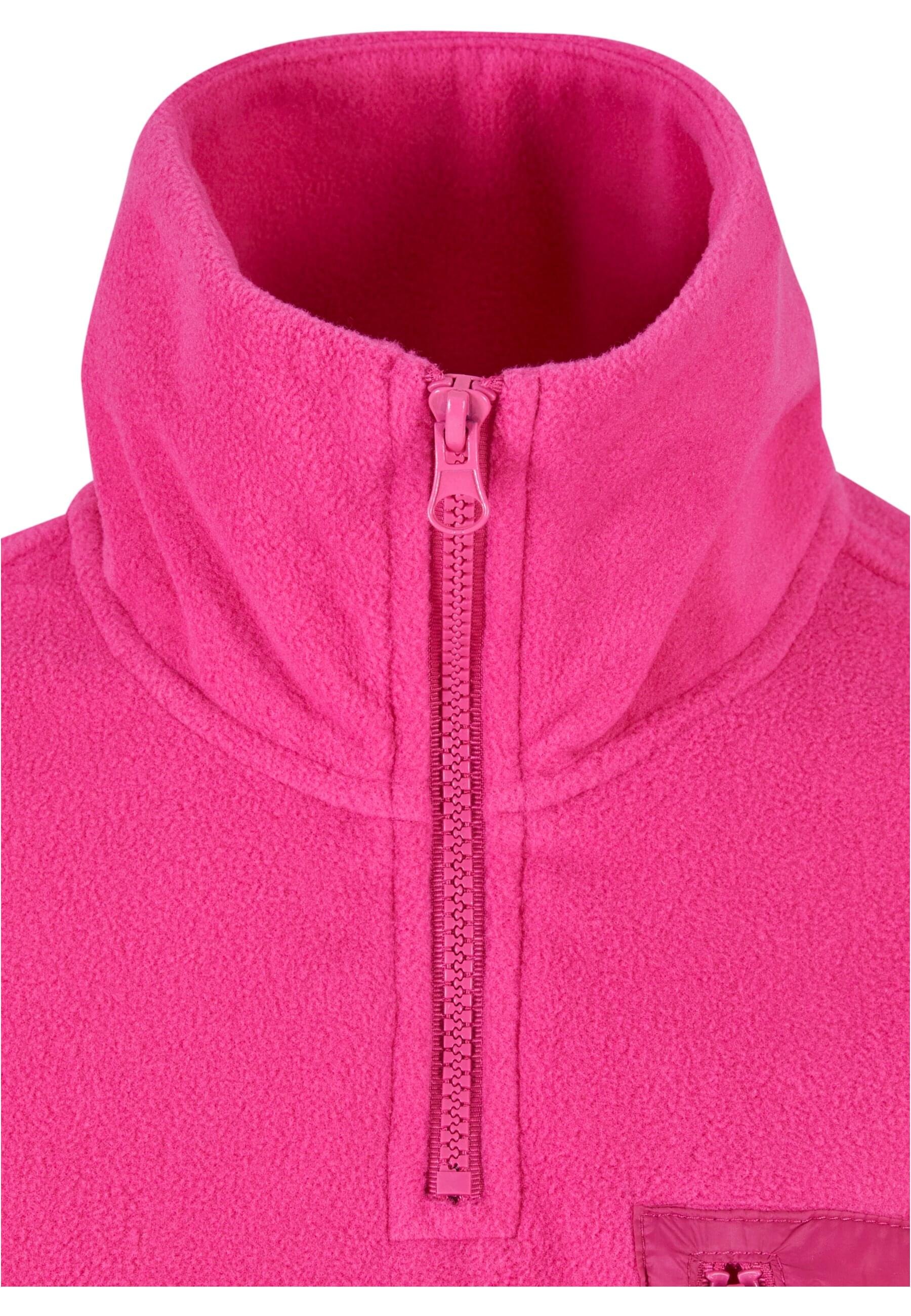 URBAN CLASSICS Sweater »Urban Classics Damen Ladies Polar Fleece Troyer«