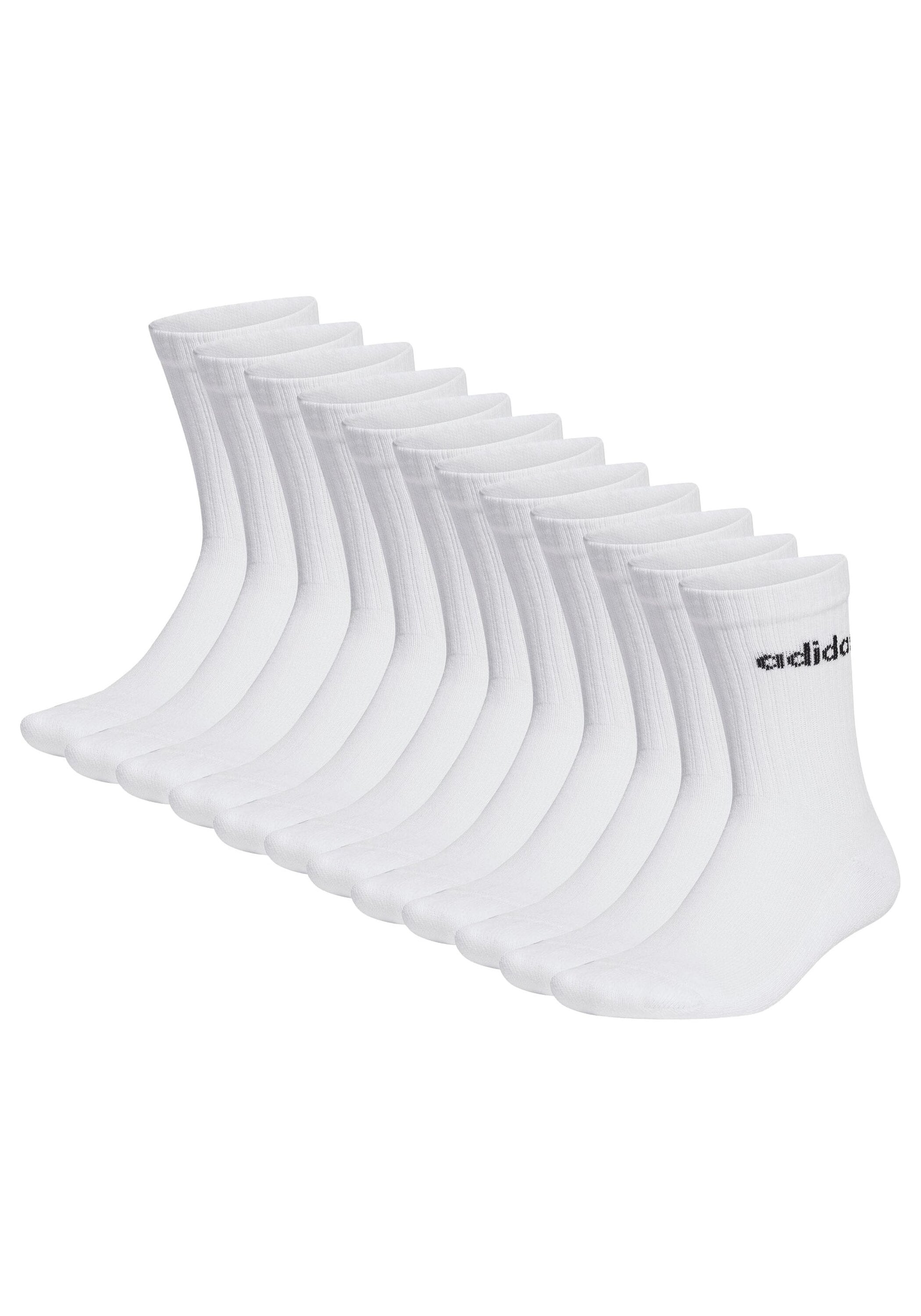 Herren Kurzsocken "Socken Linear Crew Cushioned 12er Pack", ADIDAS ORIGINALS, Gr. 46, braun, Obermaterial: 75% Baumwolle CO. 22% Polyester PES. 2%