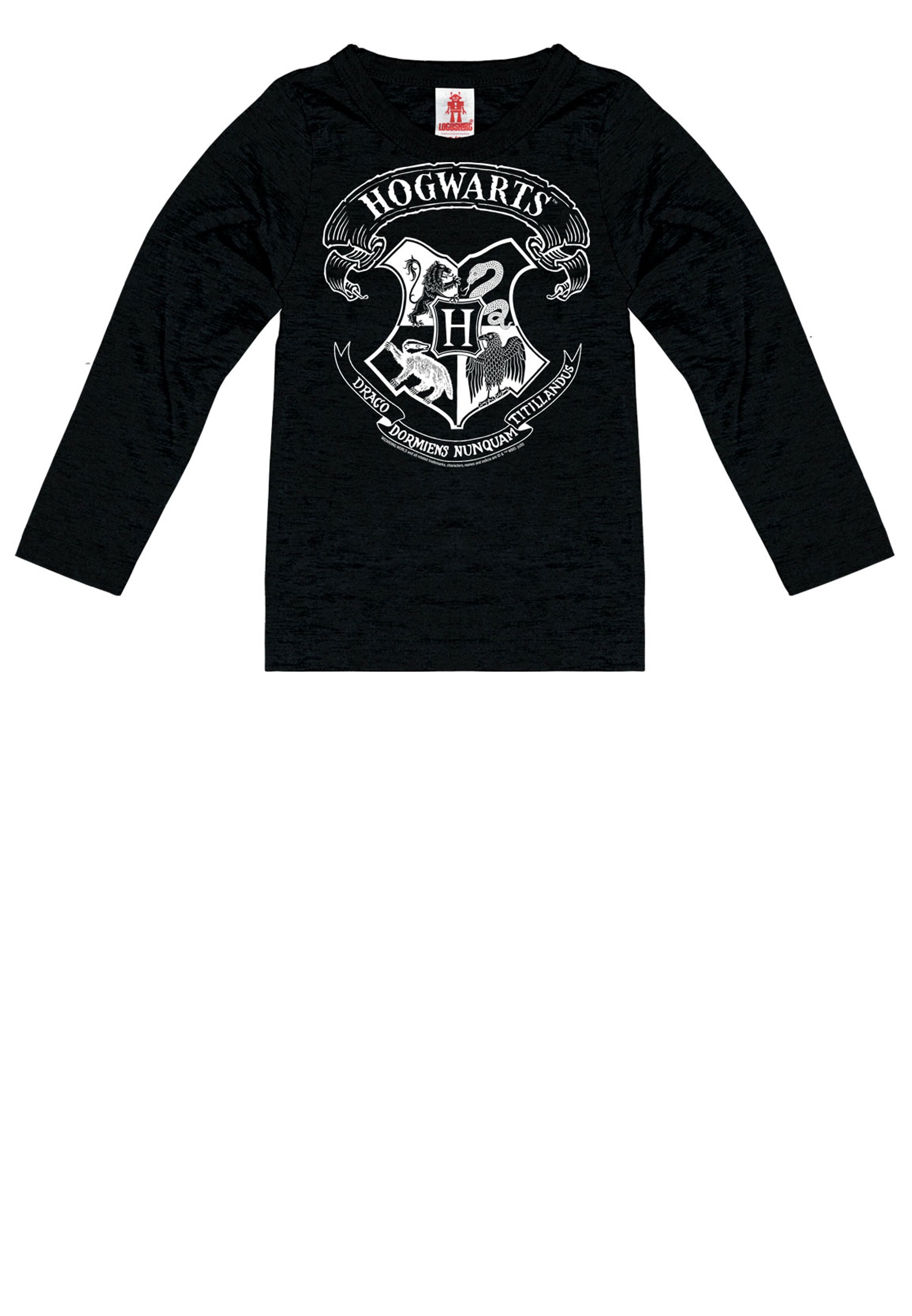 LOGOSHIRT Langarmshirt »Harry Potter Hogwarts«, Print