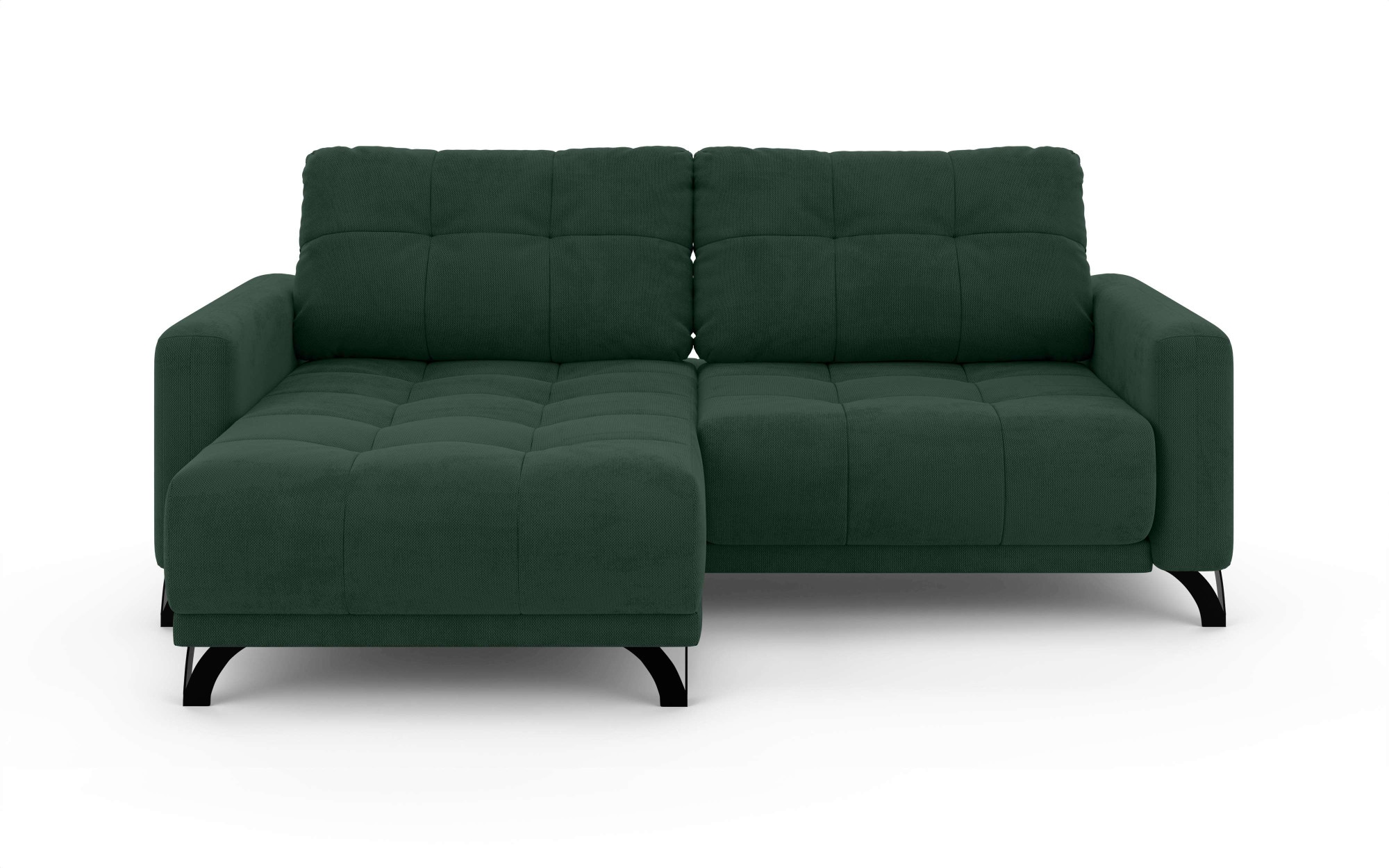 INOSIGN Ecksofa »FAIRVIEW mit verstellbaren Rückenlehne, Maße B/T/H: 234/174/93 cm«, L-Form mit Wellenunterfederung, Recamiere beidseitig montierbar