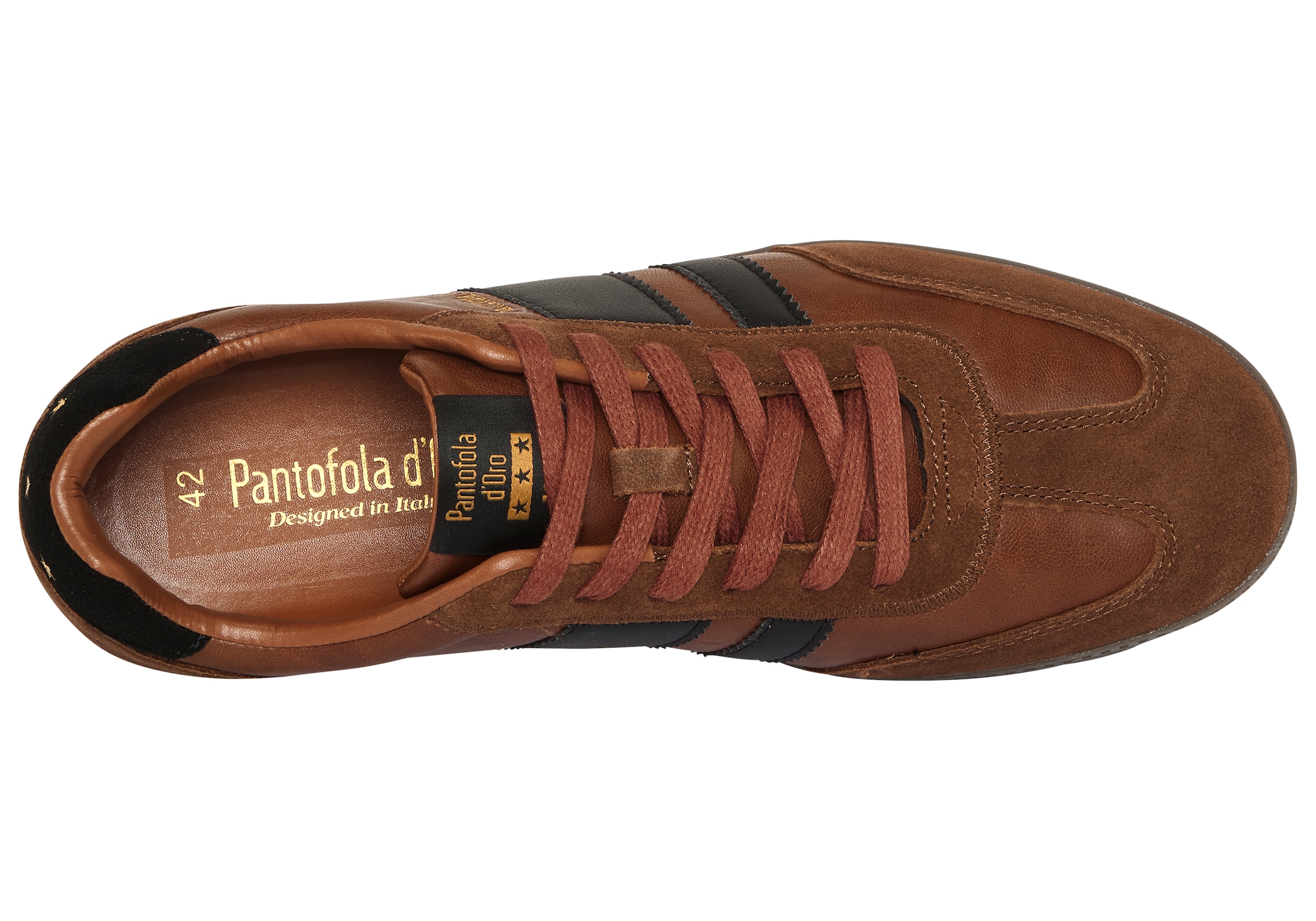 Pantofola d´Oro Sneaker »ASTRA«  aus Leder, Laufsohle aus Gummi, mit Schnürung