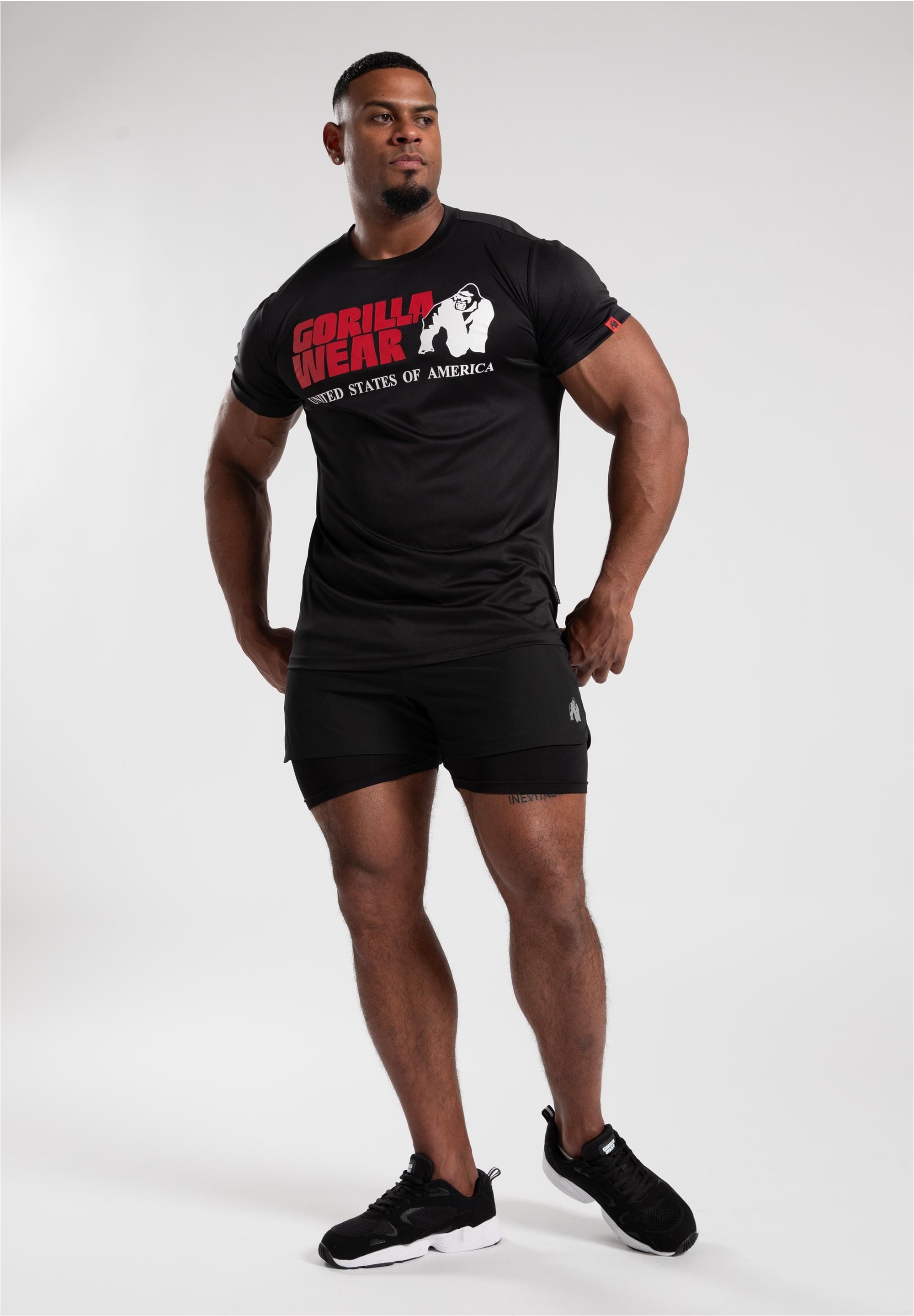 Gorilla Wear Funktionsshirt, mit großem Markenprint auf der Front