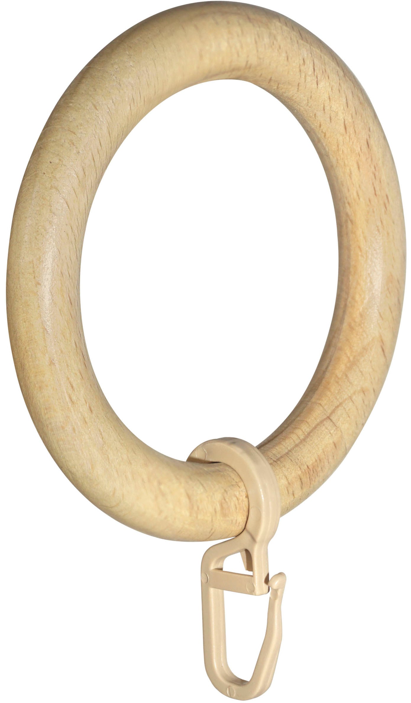 GARESA Gardinenring "Holzring mit Haken" für Durchmesser bis 35mm, einfache günstig online kaufen