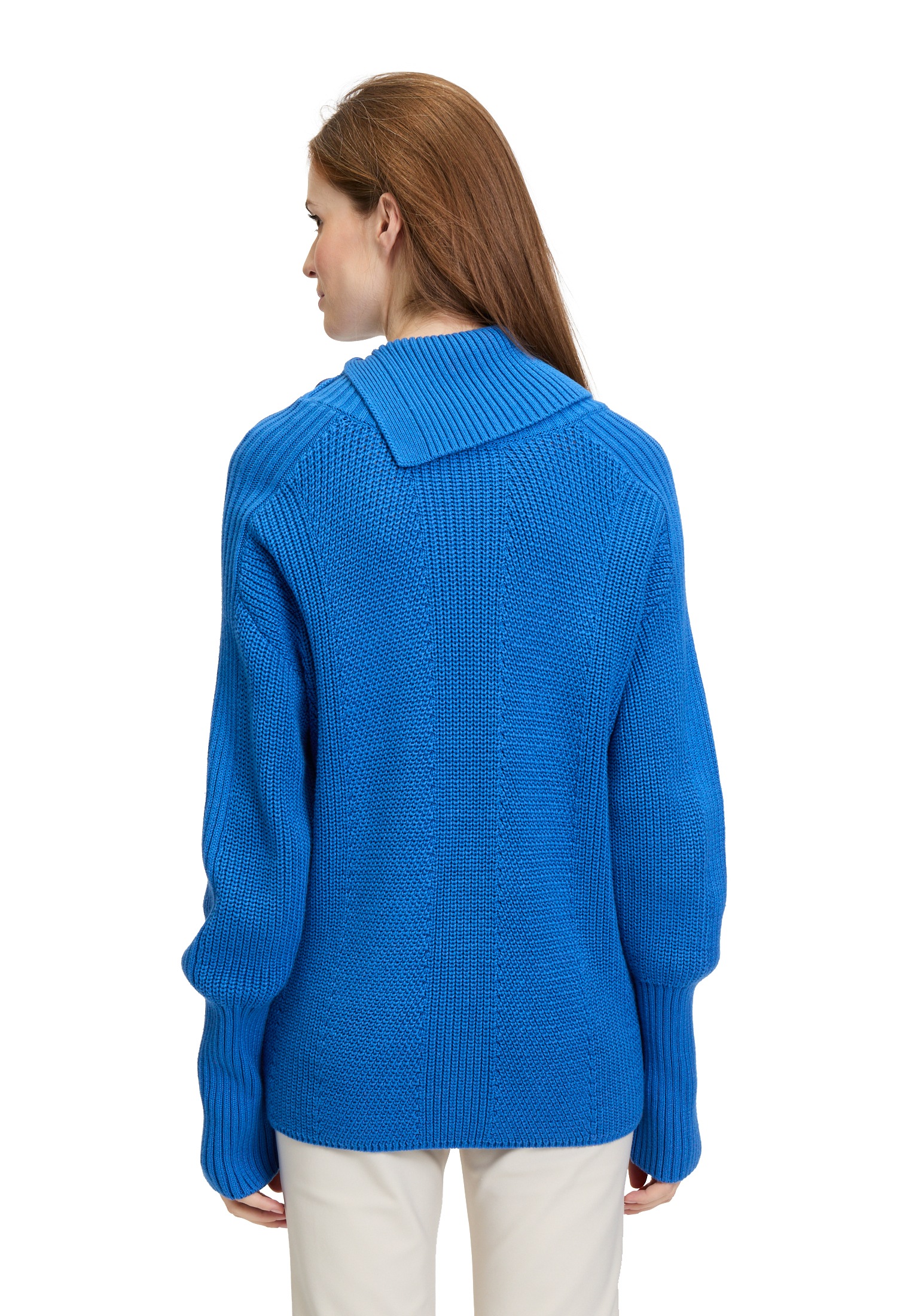 Betty Barclay Strickpullover »Betty Barclay Grobstrick-Pullover mit hohem Kragen«, (1 tlg.), Kragen