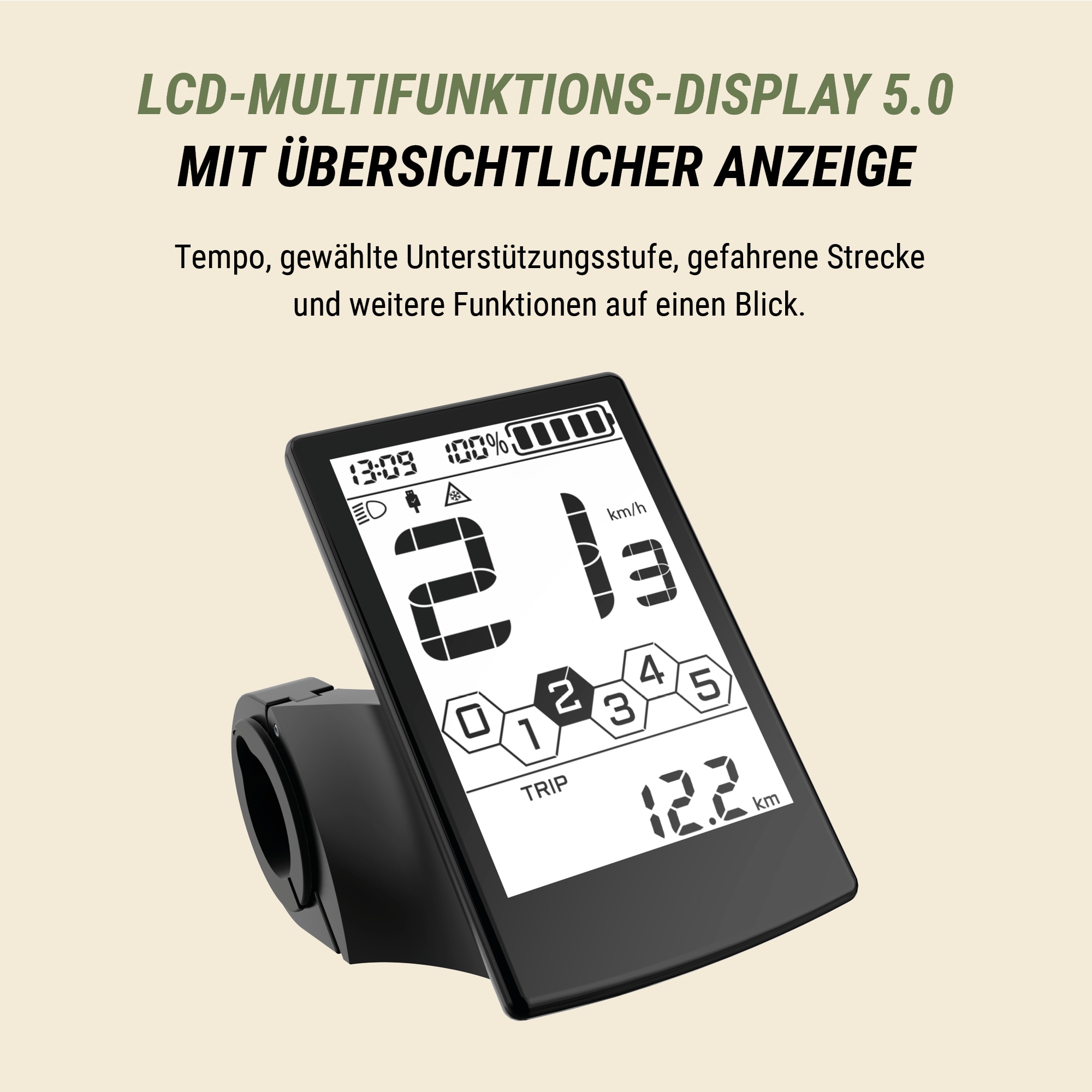 Prophete »Longtail - Urbanicer 4.0 inkl. 2 Sitzpolster« 9 Gang Shimano Cues Schaltwerk Kettenschaltung Mittelmotor 250 W 10 Jahre Garantie auf den Rahmen, Heck-Gepäckträger bis 80kg Zuladung