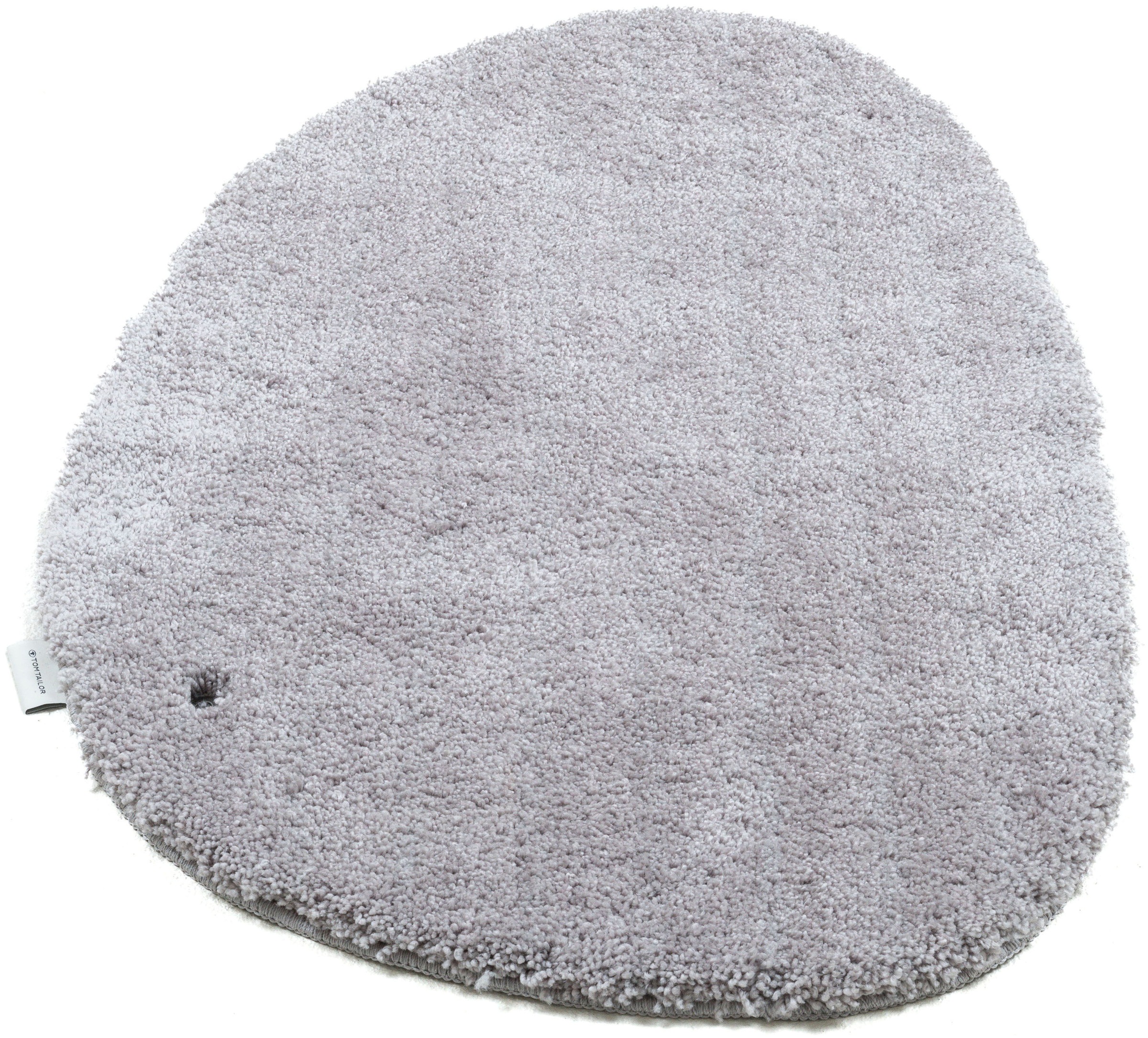 TOM TAILOR HOME Badematte "Cozy Bath UNI, Badvorleger, Badezimmer Teppich" Höhe 27 mm rutschhemmend beschichtet fußbodenheizungsgeeignet Badteppich, Uni Farben, rechteckig, in rund & oval erhältlich
