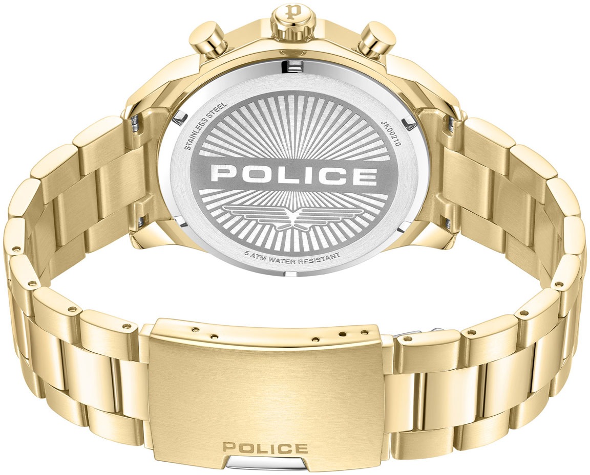Police Multifunktionsuhr »RANGY«, Quarzuhr, Armbanduhr, Herrenuhr, Edelstahlarmband, analog