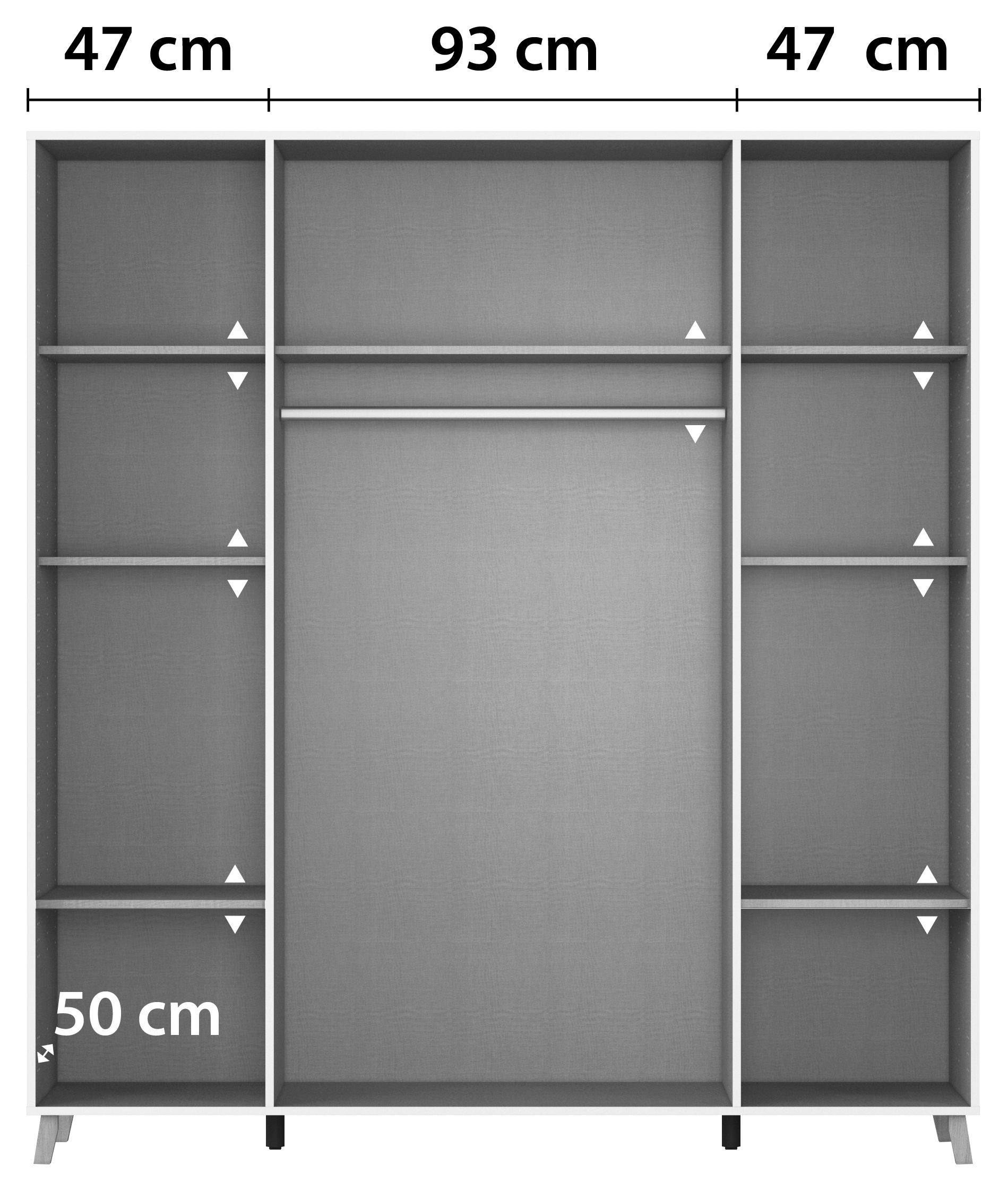 rauch Drehtürenschrank »Kleiderschrank Schrank Garderobe Wäscheschrank SHINJO«, (in 3 verschiedenen Ausstattungen BASIC/CLASSIC/PREMIUM), Griffe und Füße aus Massivholz, viel Stauraum MADE IN GERMANY