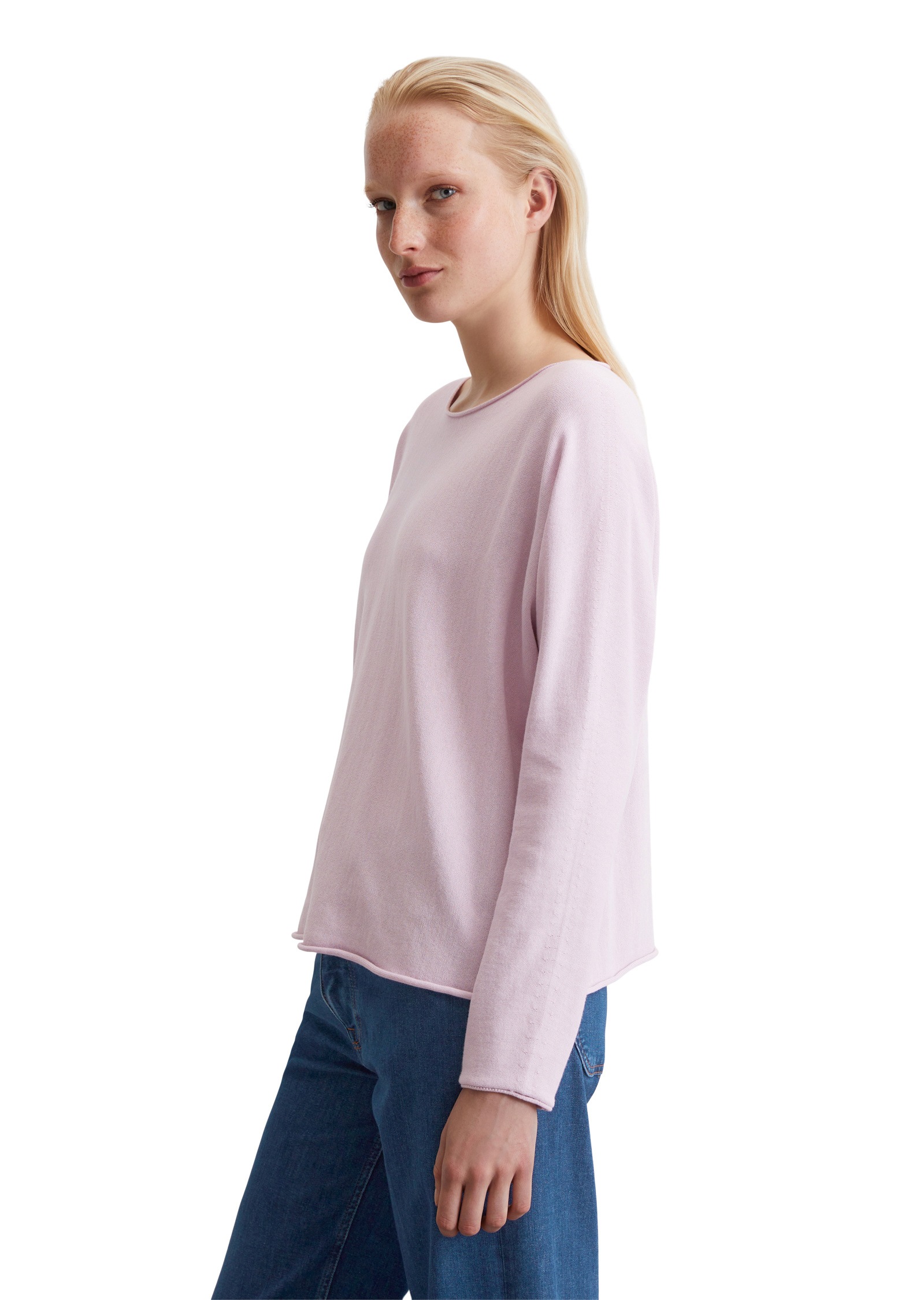 Marc O'Polo Strickpullover »aus reinem Baumwollgarn«