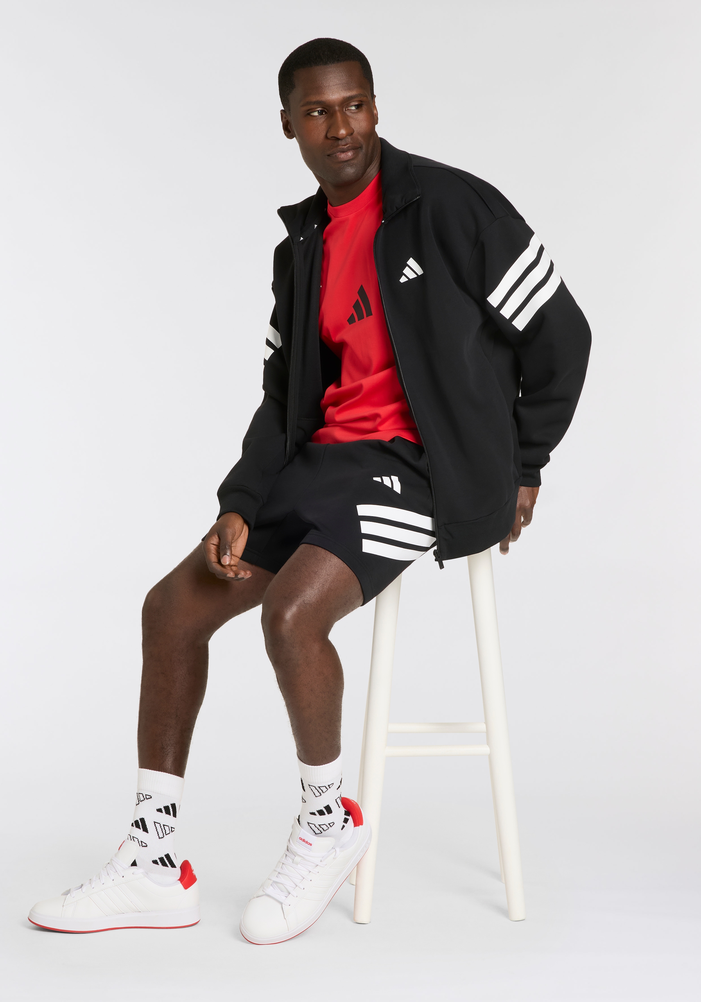 adidas Sportswear Shorts »M FI 3S SHO«, (1 tlg.)