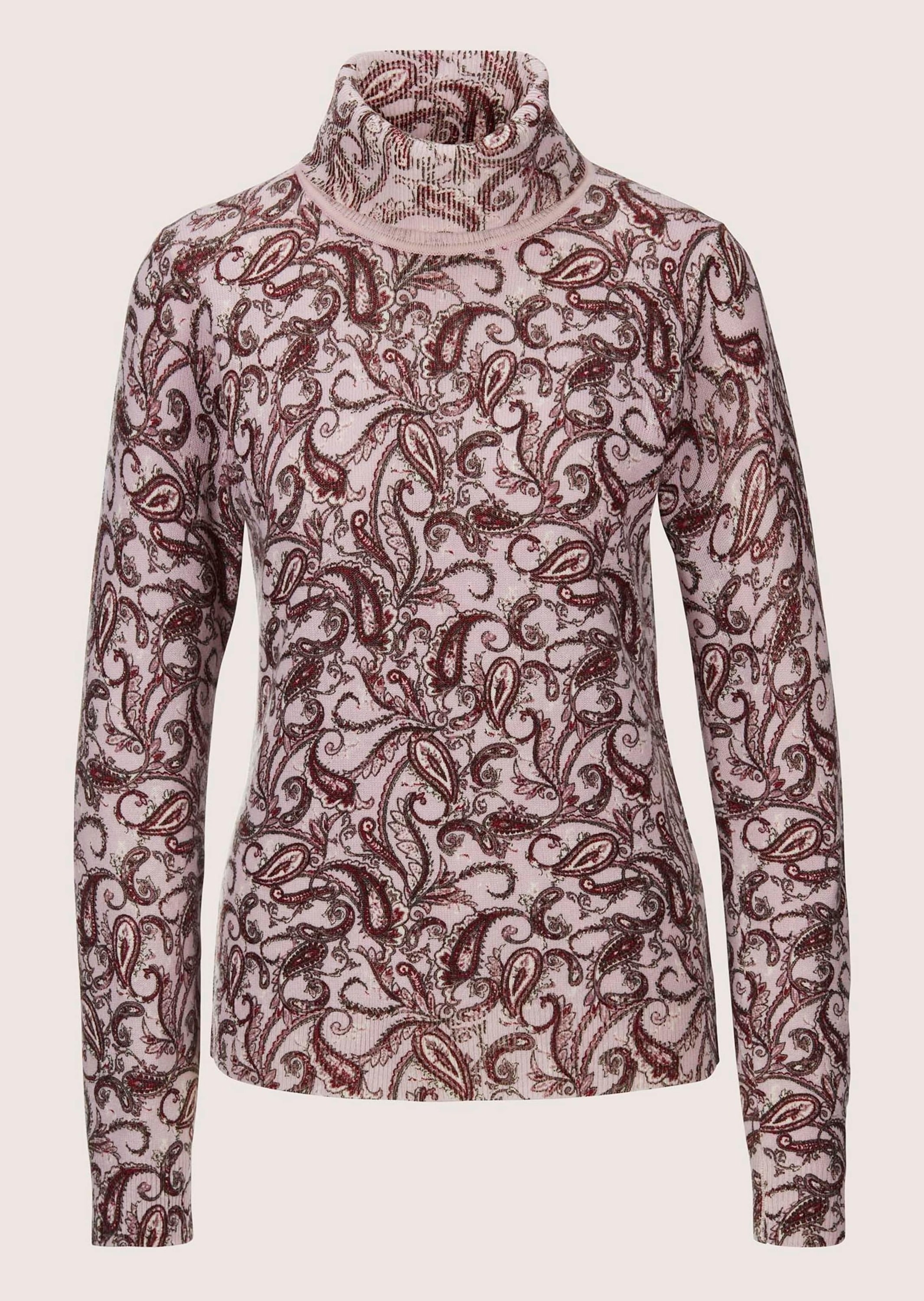 MADELEINE Longpullover "Druckpullover Kaschmir-Pullover mit Unikat-Print" günstig online kaufen