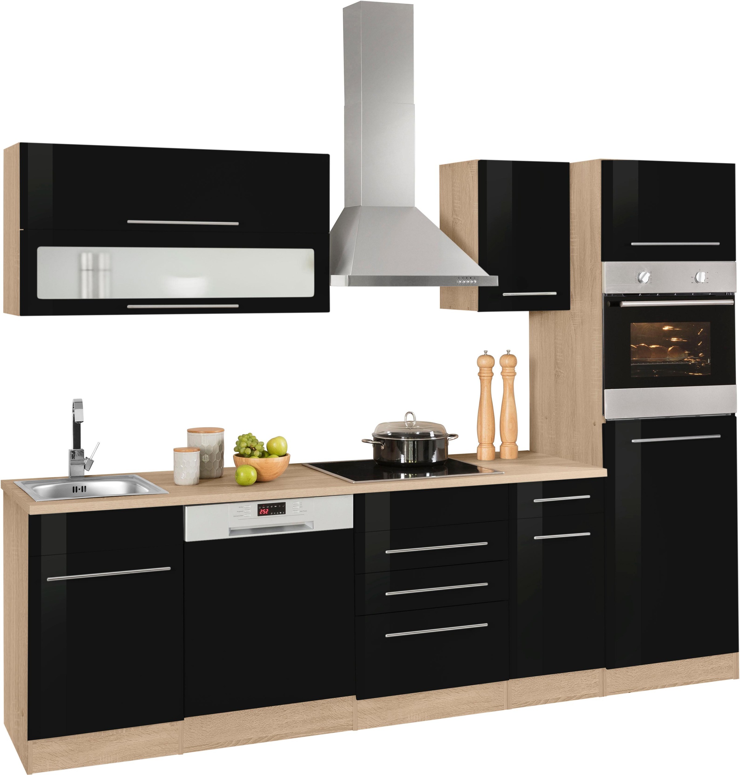 KOCHSTATION Küchenzeile »KS-Eton«, ohne E-Geräte, Breite 270 cm
