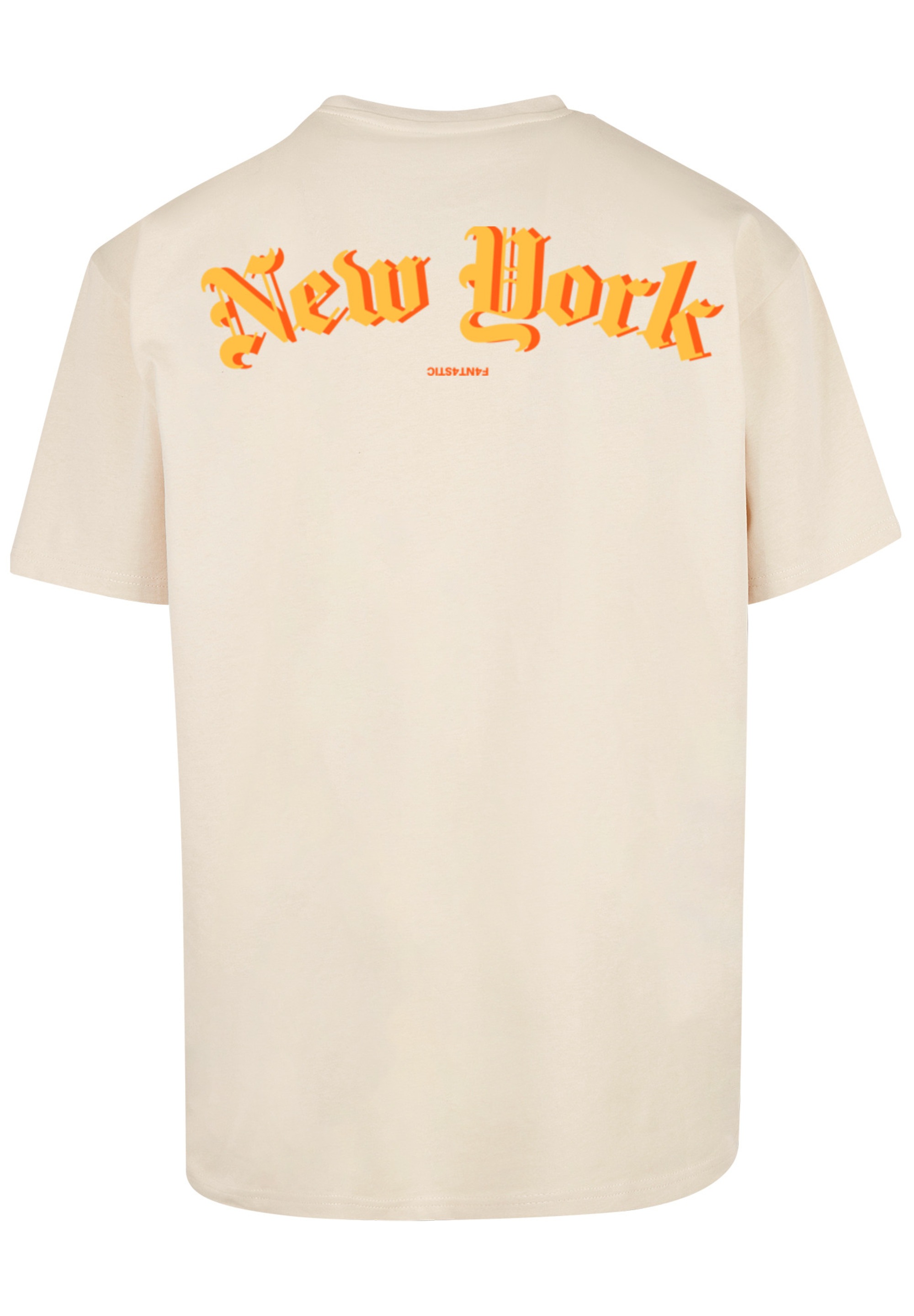 F4NT4STIC T-Shirt »New York Orange OVERSIZE TEE«, Print