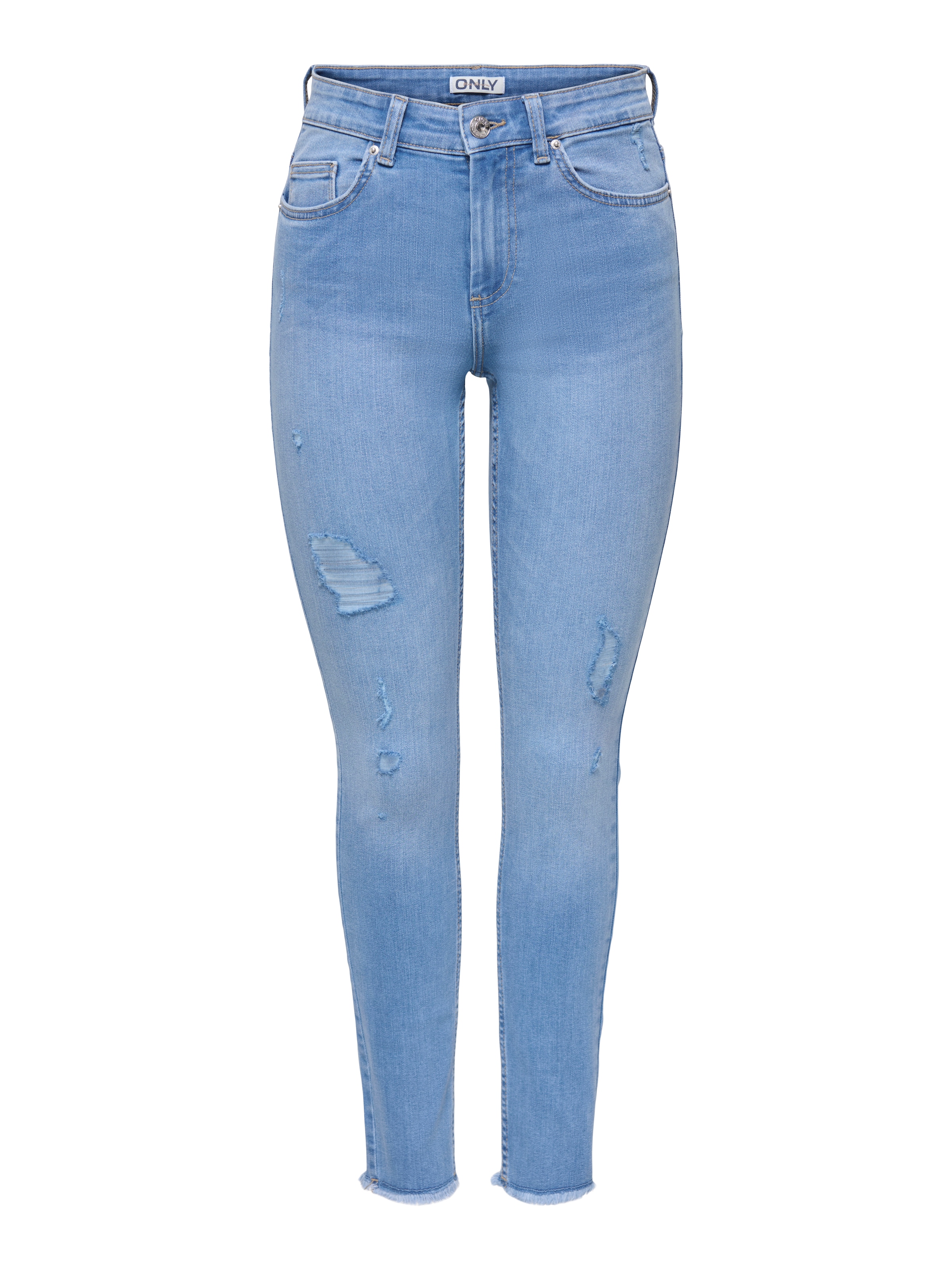 ONLY Skinny-fit-Jeans "ONLLACE MID WAIST SK ANK RW DES DNM BOX" Baumwollmis günstig online kaufen