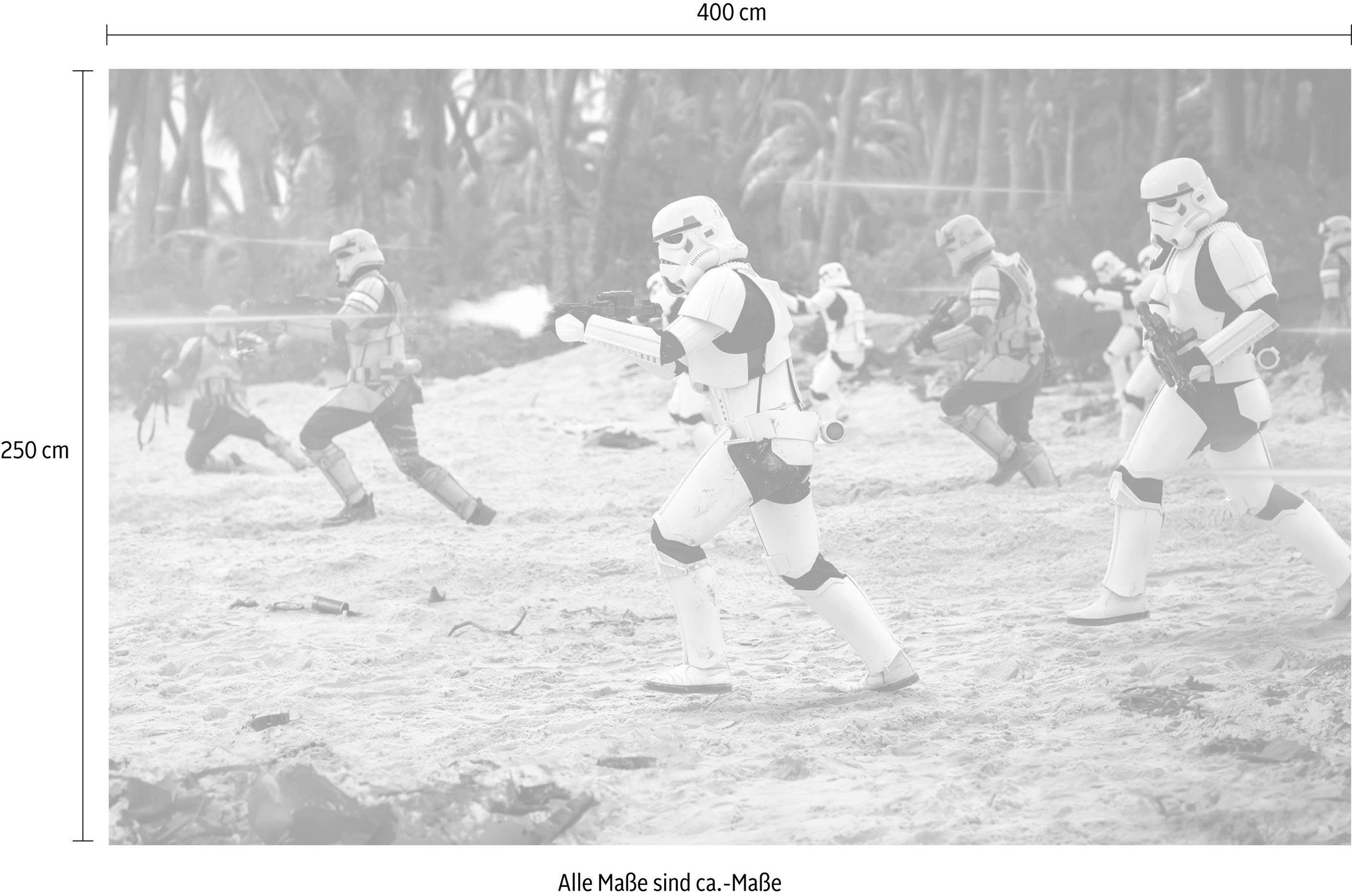 Komar Vliestapete »Digitaldruck Vlies - Star Wars Imperial Strike - Größe 400 x 250 cm«, bedruckt, Kinderzimmer