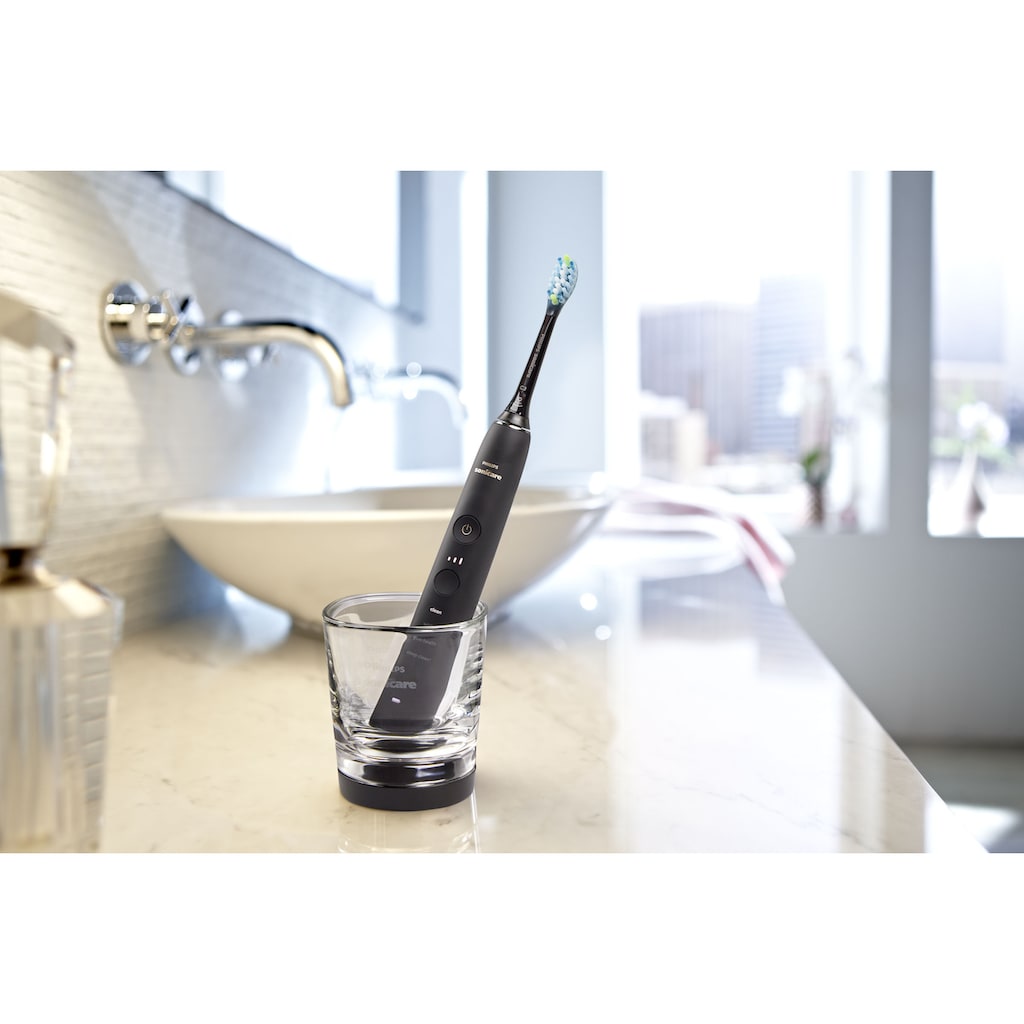 Philips Sonicare Elektrische Zahnbürste »DiamondClean 9000 HX9913/18«, 2 St. Aufsteckbürsten, mit integriertem Drücksensor, 4 Putzprogramme und 3 Intensitätsstufen