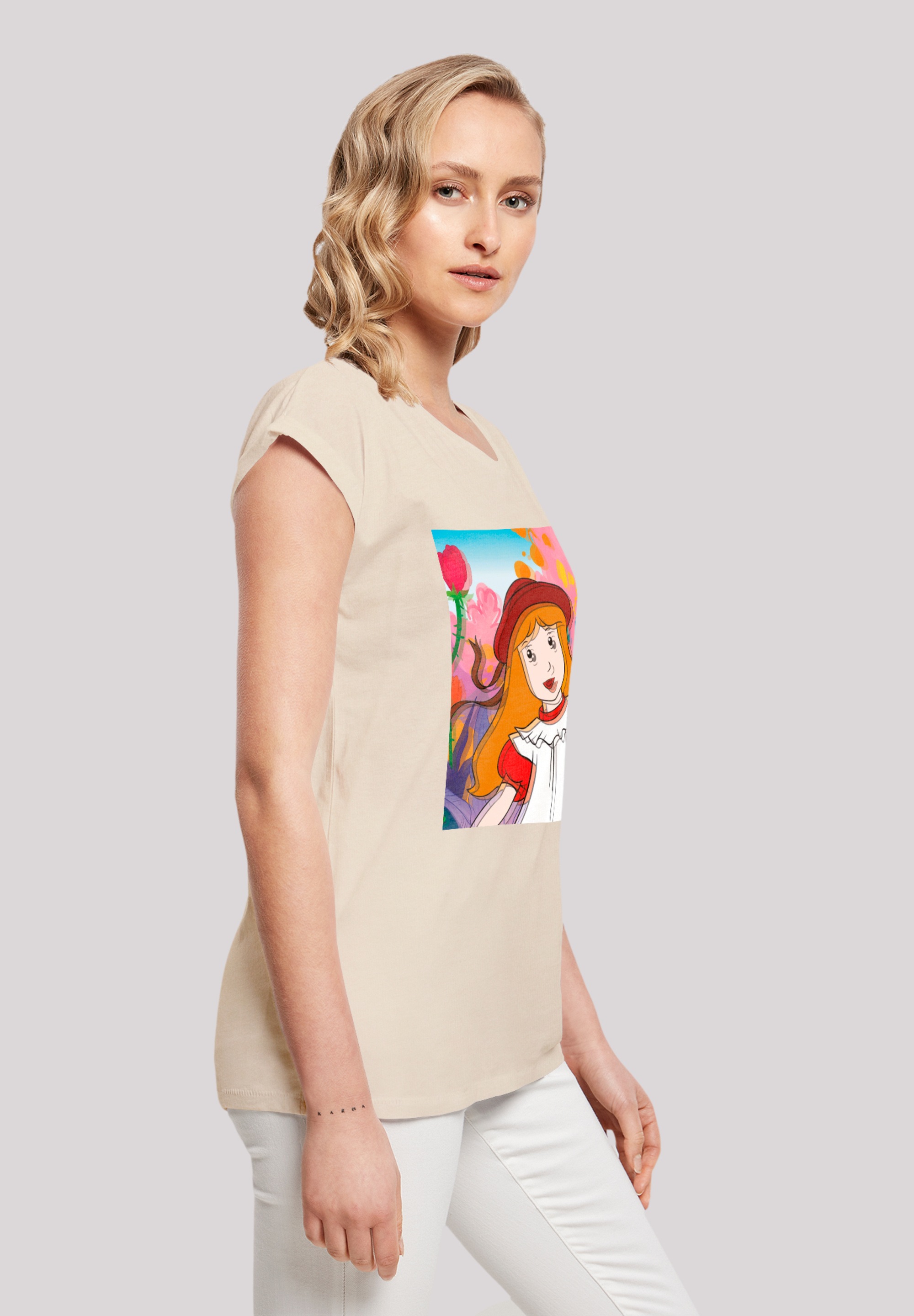 F4NT4STIC T-Shirt »Alice im Wunderland Double Alice«, Retro, Heroes of Childhood, TV Serie