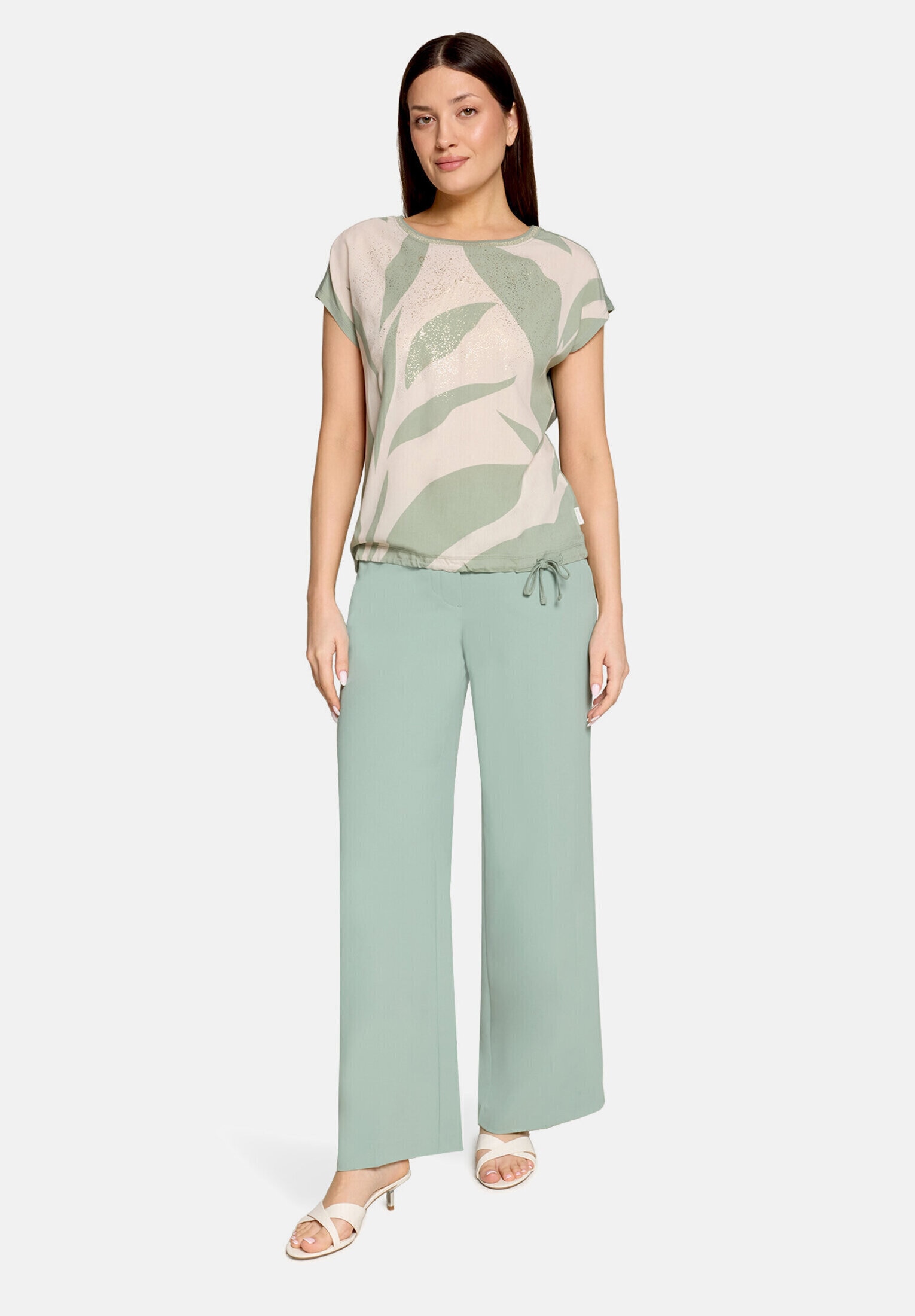 Betty&Co Kurzarmshirt "Damen mit Print" 1 tlg.