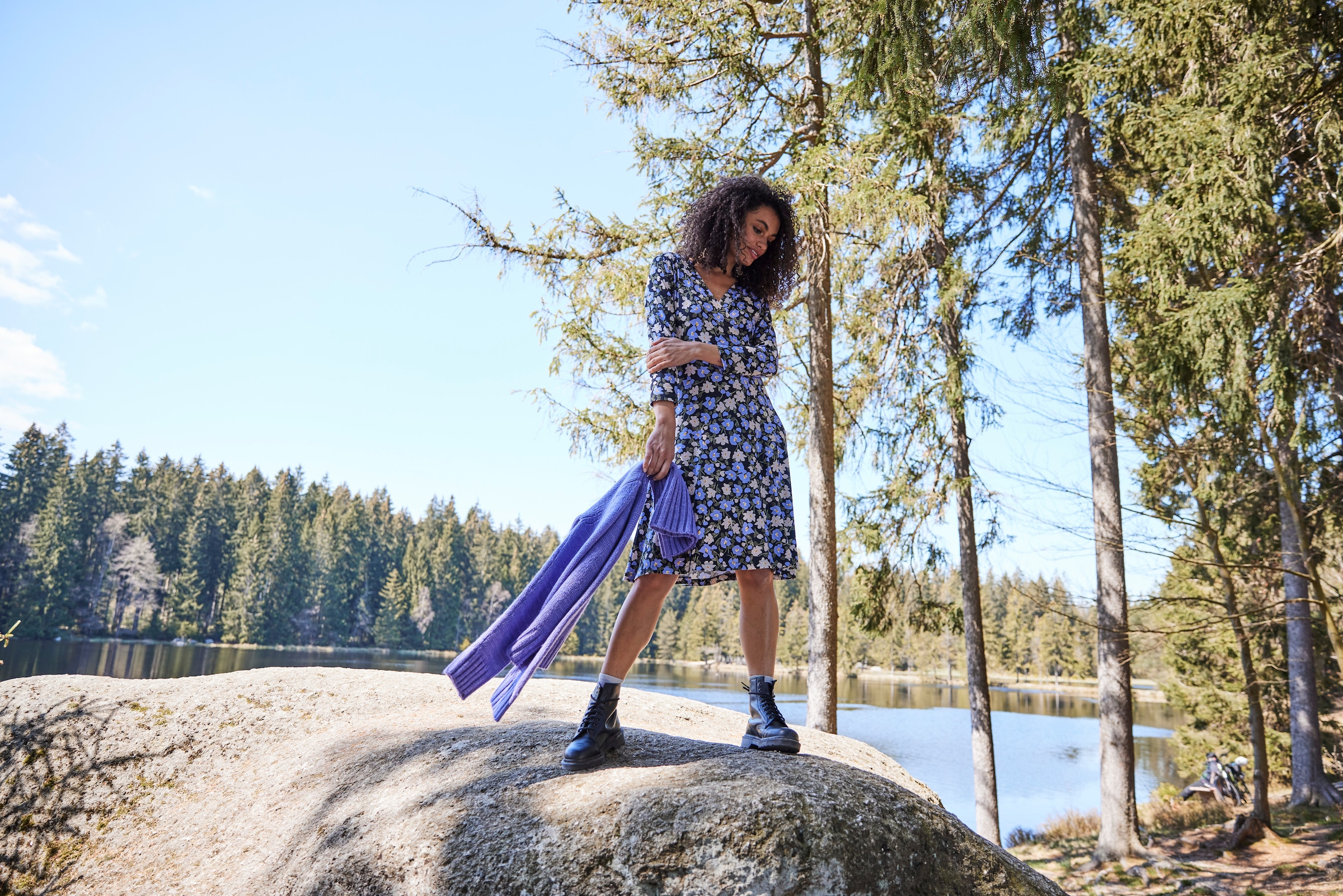 Aniston CASUAL Jerseykleid, in Wickeloptik | KOLLEKTION BAUR bestellen für - NEUE