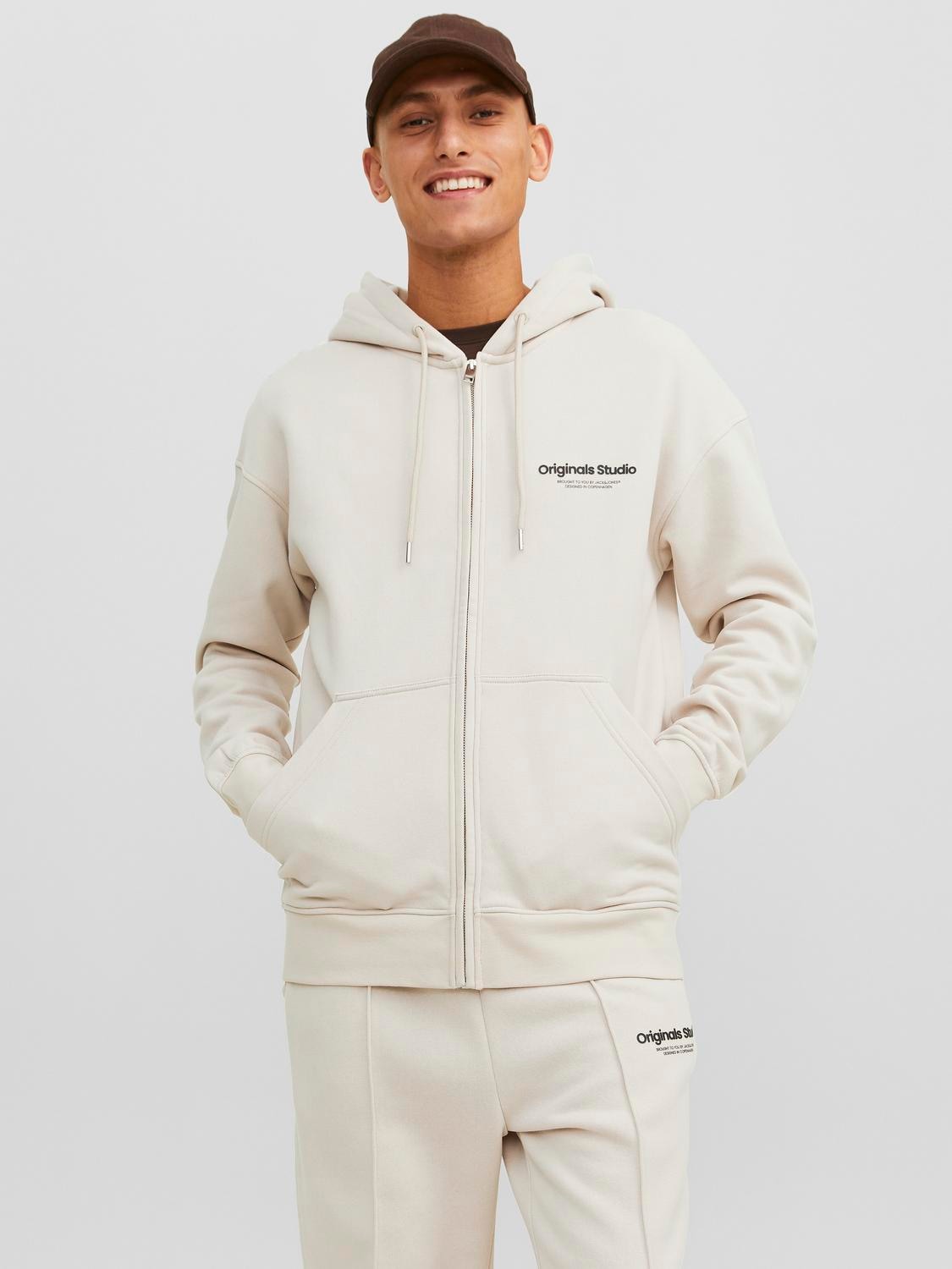 Jack & Jones Kapuzensweatjacke "JORVESTERBRO SWEAT ZIP HOOD NOOS" günstig online kaufen