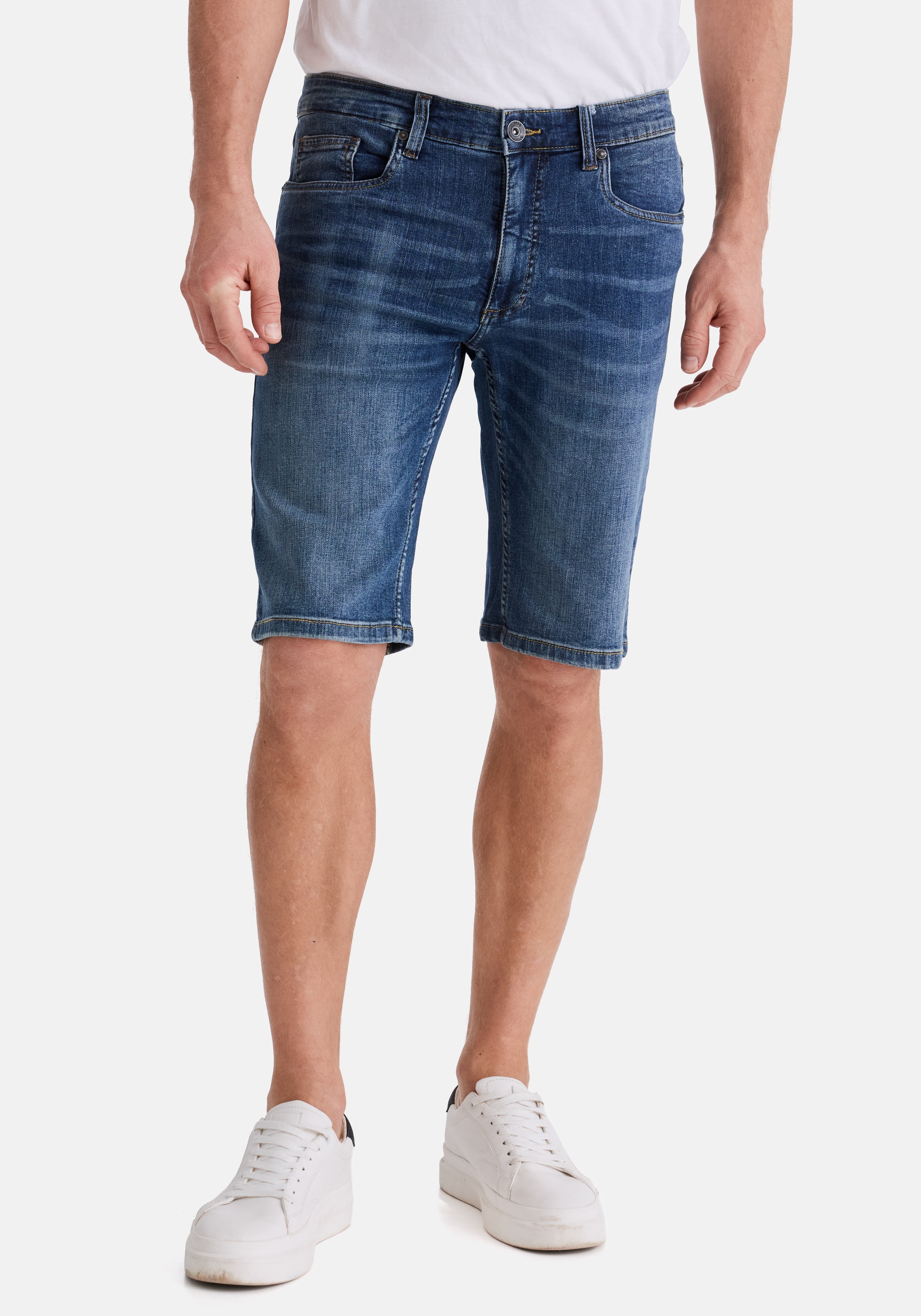 Stooker Men Bermudas "5-Pkt Style Summer Denim Bermudas" Sommer Straight Fit Casual Stretchdenim für Herren