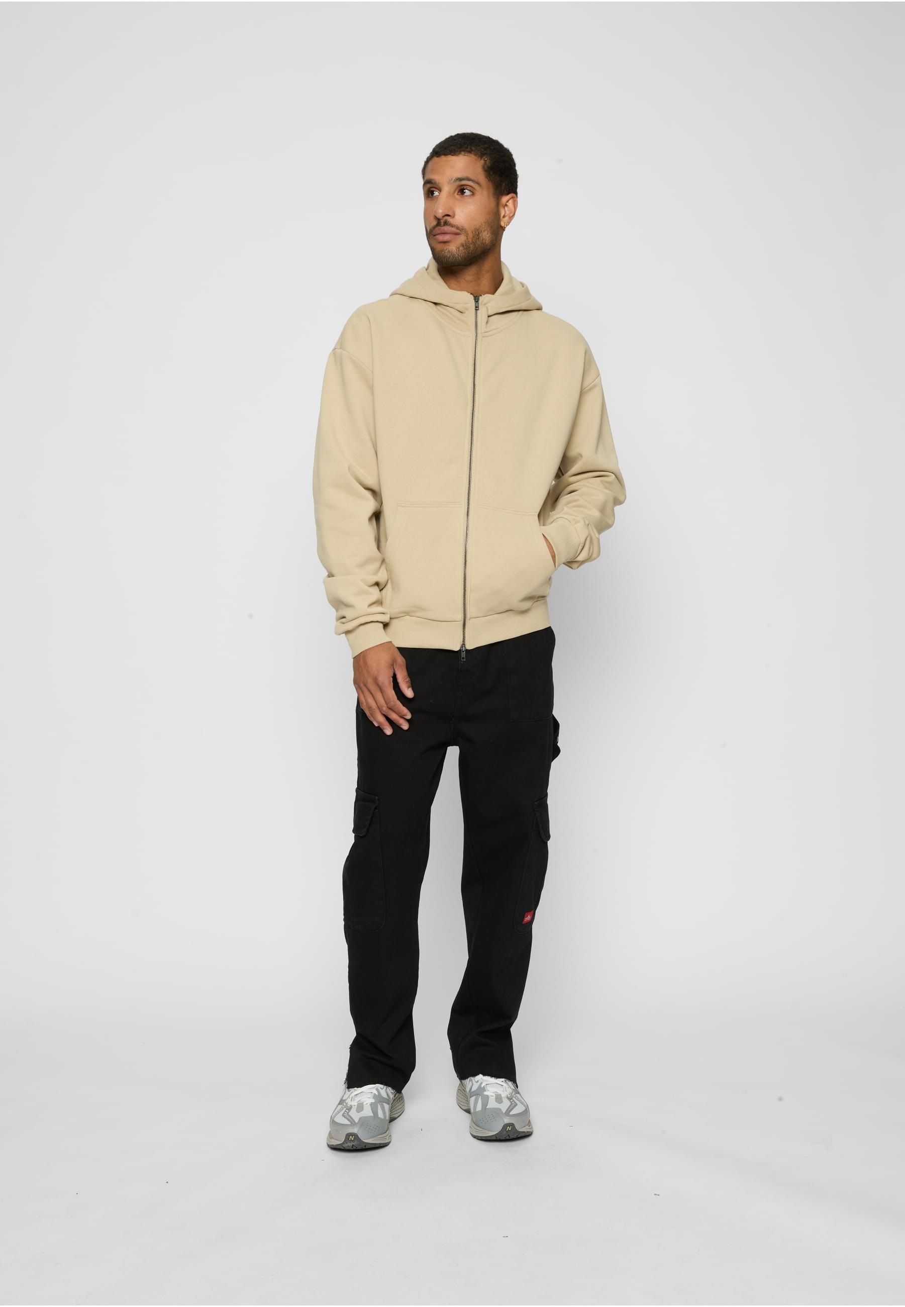 URBAN CLASSICS Sweatjacke »Urban Classics Herren High Neck Zip Hoody«