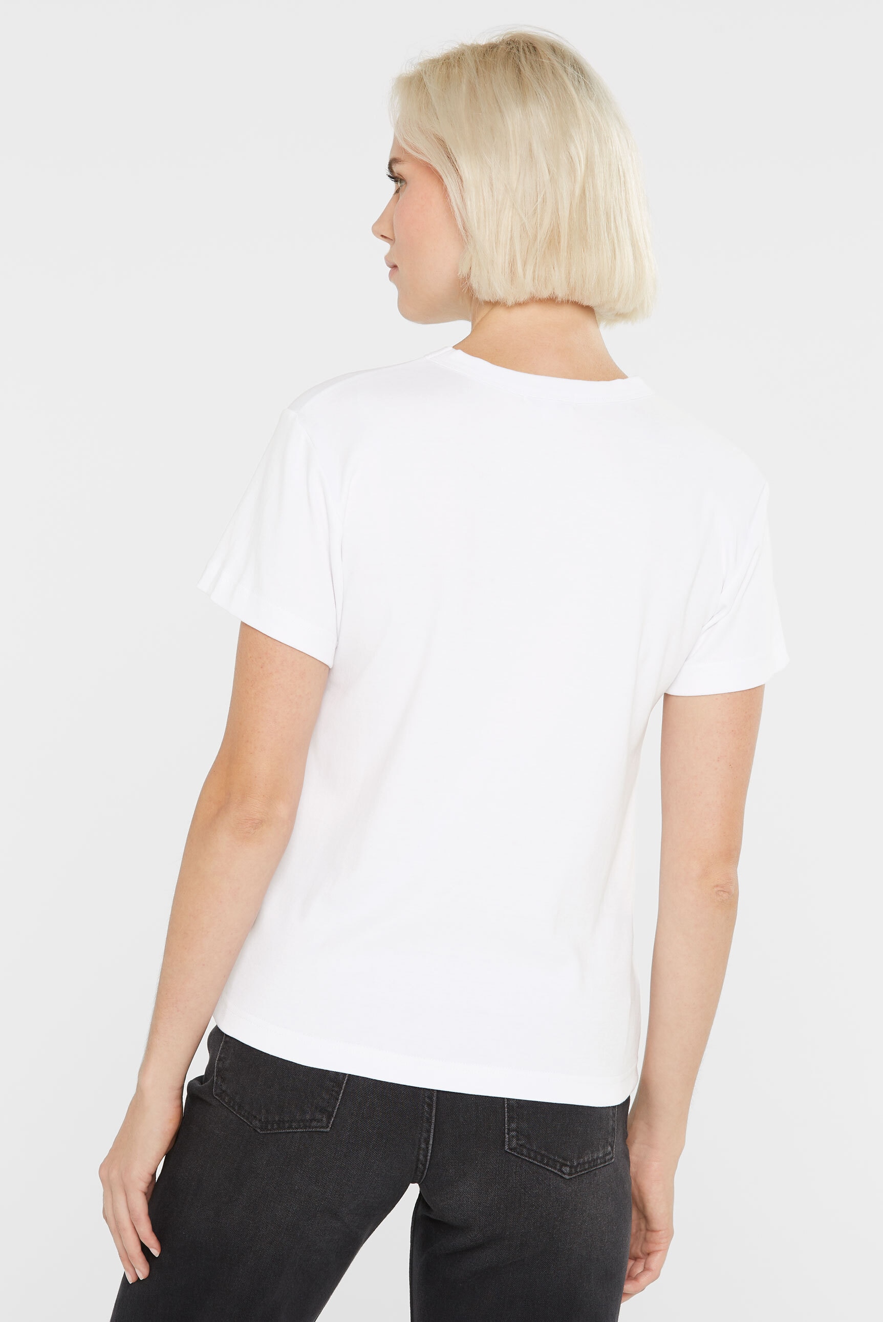 SENSES.THE LABEL Rundhalsshirt, aus Baumwolle