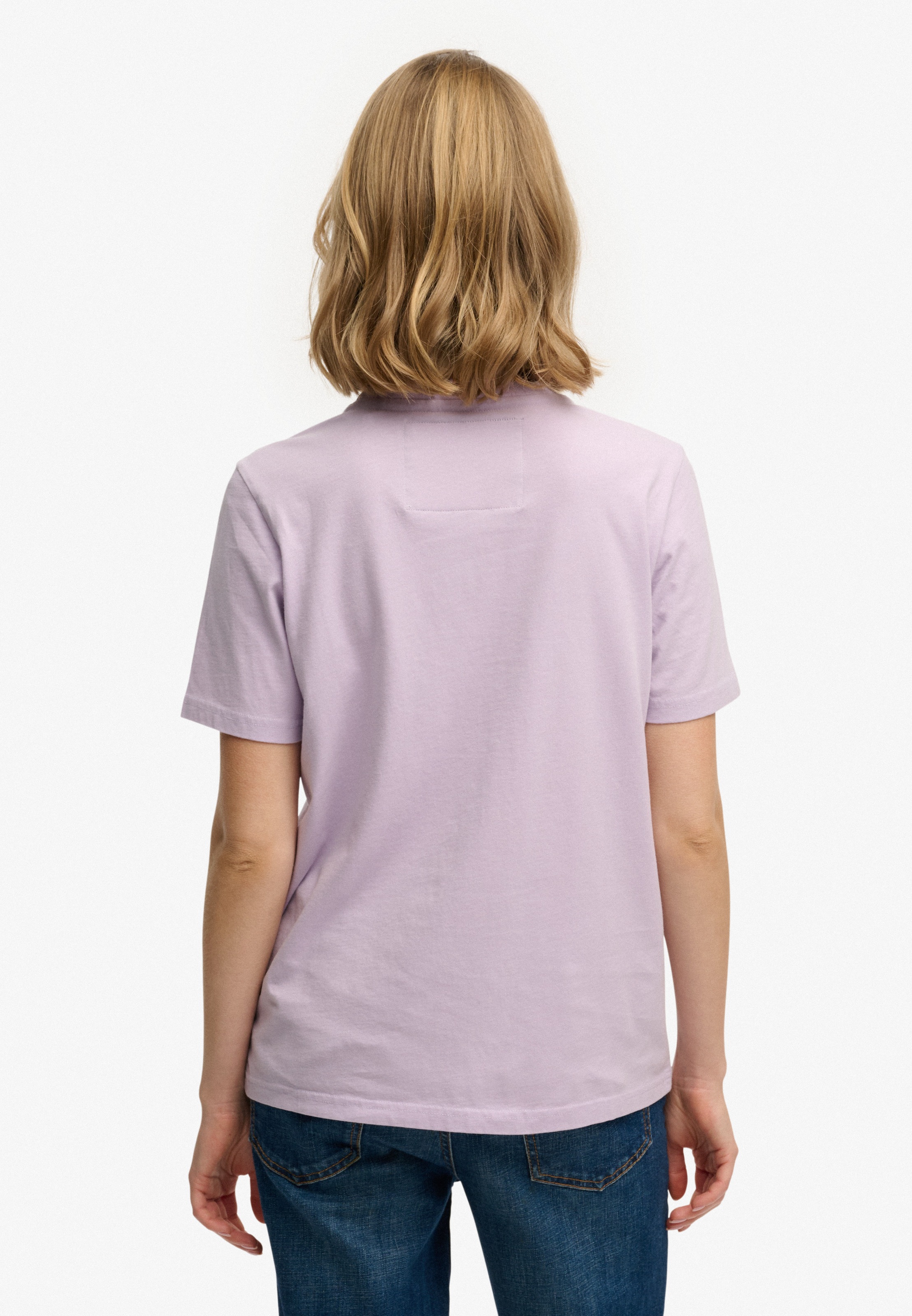 Print-Shirt SUPERDRY "SD&CO NEON RELAXED TEE", Damen, Gr. XS, parma violet lila, Single Jersey, Obermaterial: 100% Baumwolle, bedruckt, relaxed fit normal, Rundhals, Shirts 2