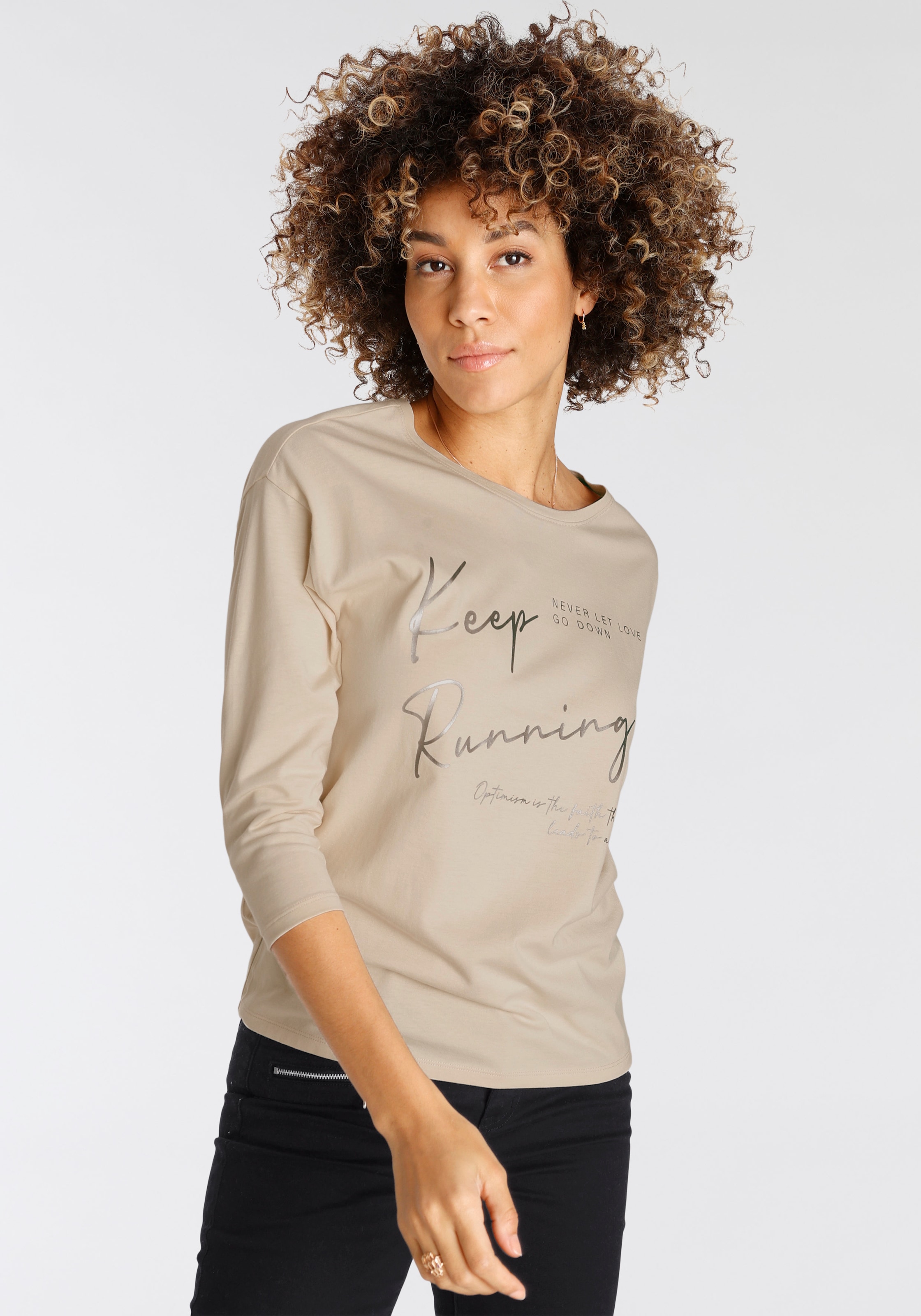 Boysen's 3/4-Arm-Shirt, mit liebevollem Wording-Print - NEUE KOLLEKTION  kaufen | BAUR