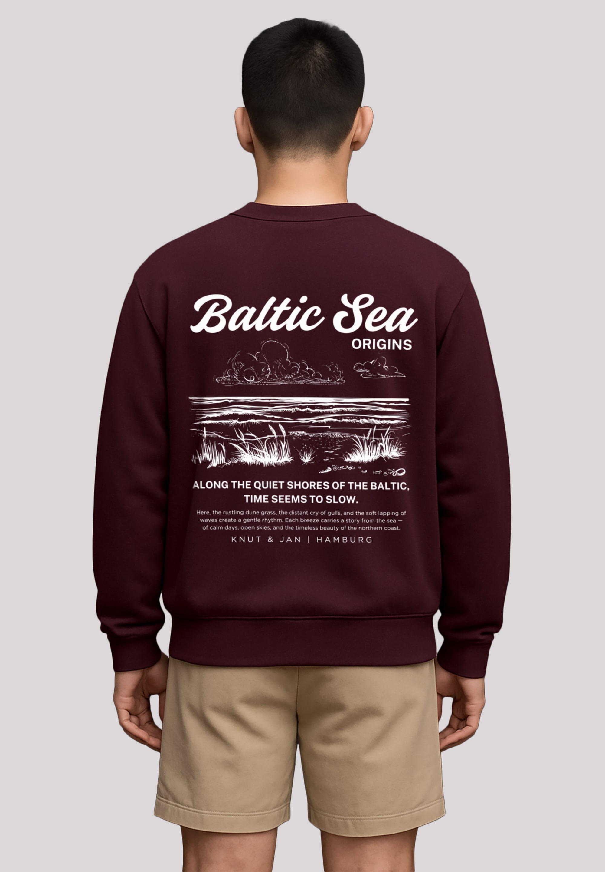 F4NT4STIC Sweatshirt »Knut & Jan Baltic Sea Origins«, Premium Qualität, Knut & Jan Hamburg