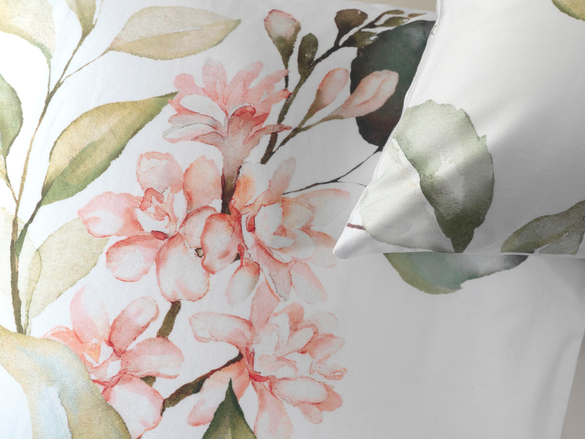 Heckett & Lane Bettwäsche »Alloro«, Blumen Muster, 100% Baumwolle, Bettwäsche ab 135x200 cm.
