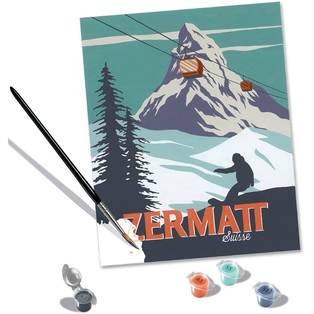 Ravensburger Malen nach Zahlen »CreArt, Zermatt«