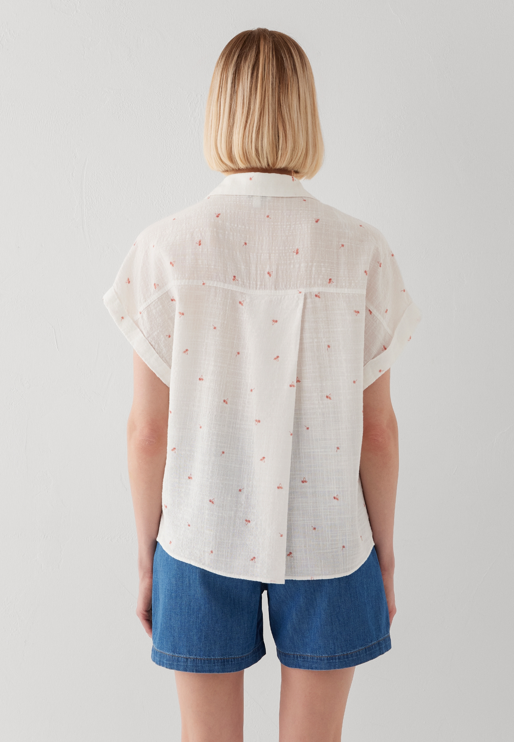 Mavi Klassische Bluse »SHORT SLEEVE WOVEN SHIRT« Bluse kurzarm