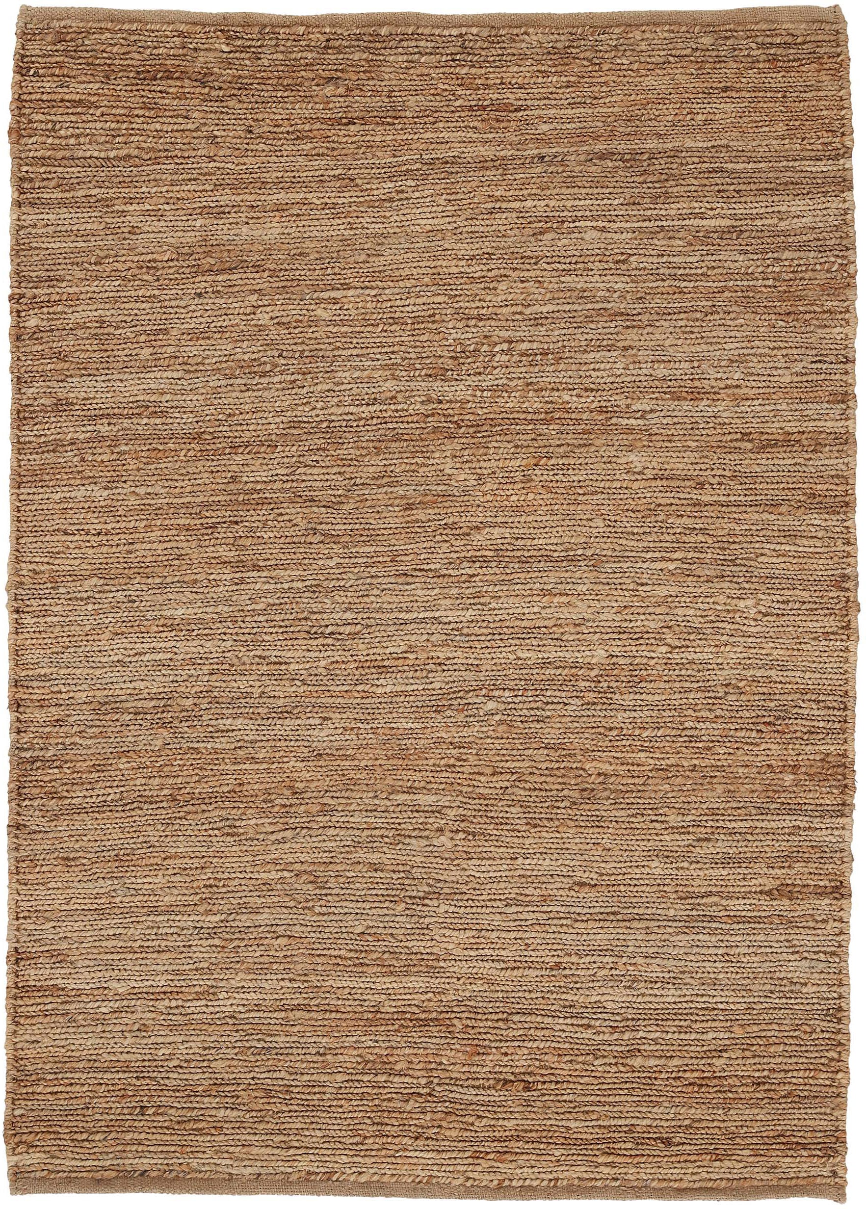 Teppich CARPETFINE "Nala, Juteteppich aus Naturfaser", beige, B:240cm H:9mm L:340cm, Jute, Teppiche, Teppich, aus 100% Jute, viele Größen und Formen, quadratisch, rund, Läufer