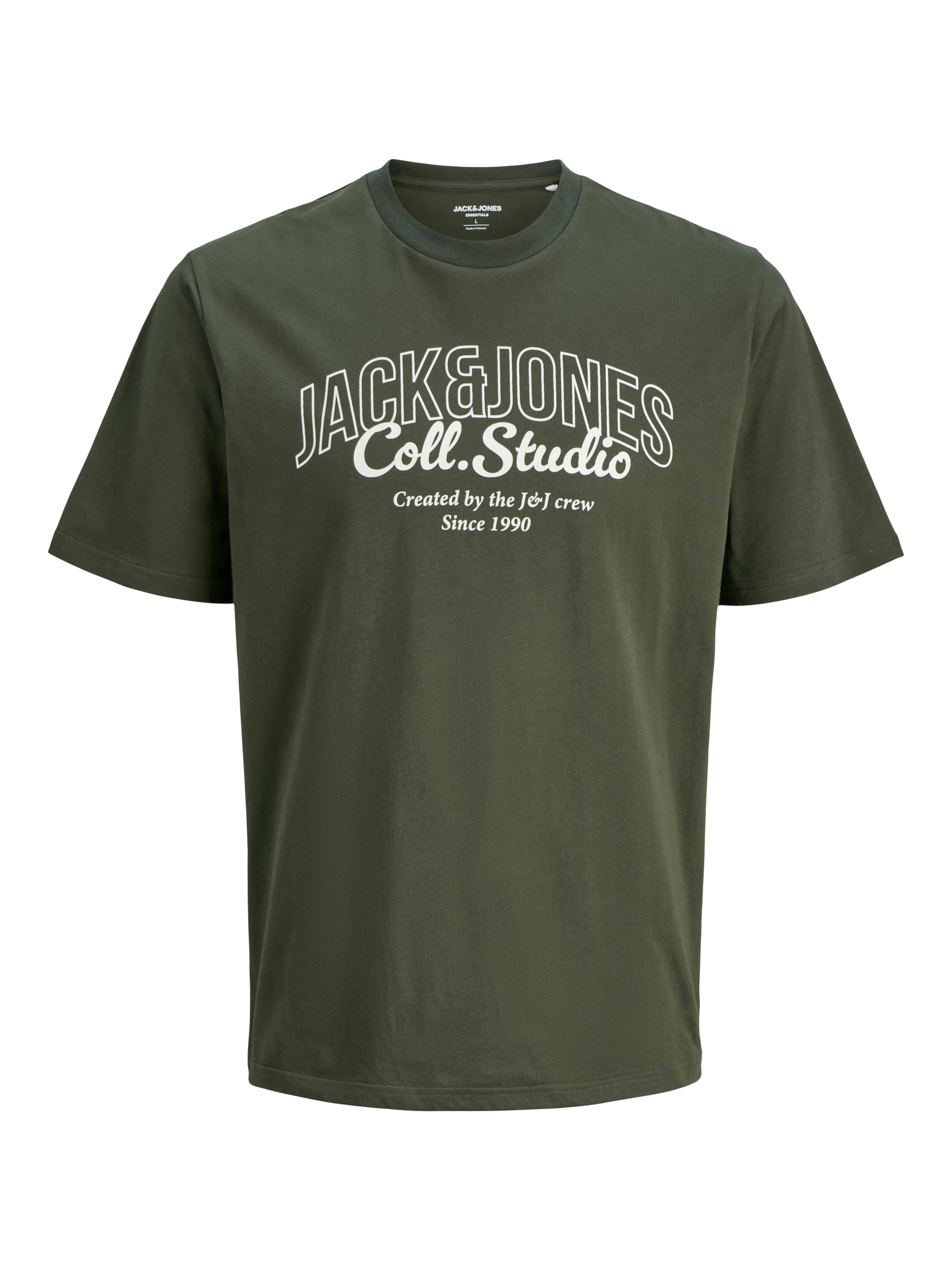 Jack & Jones PlusSize T-Shirt "JJMAKOTO TEE SS CREW NECK 4PK MP PLS" Packun günstig online kaufen