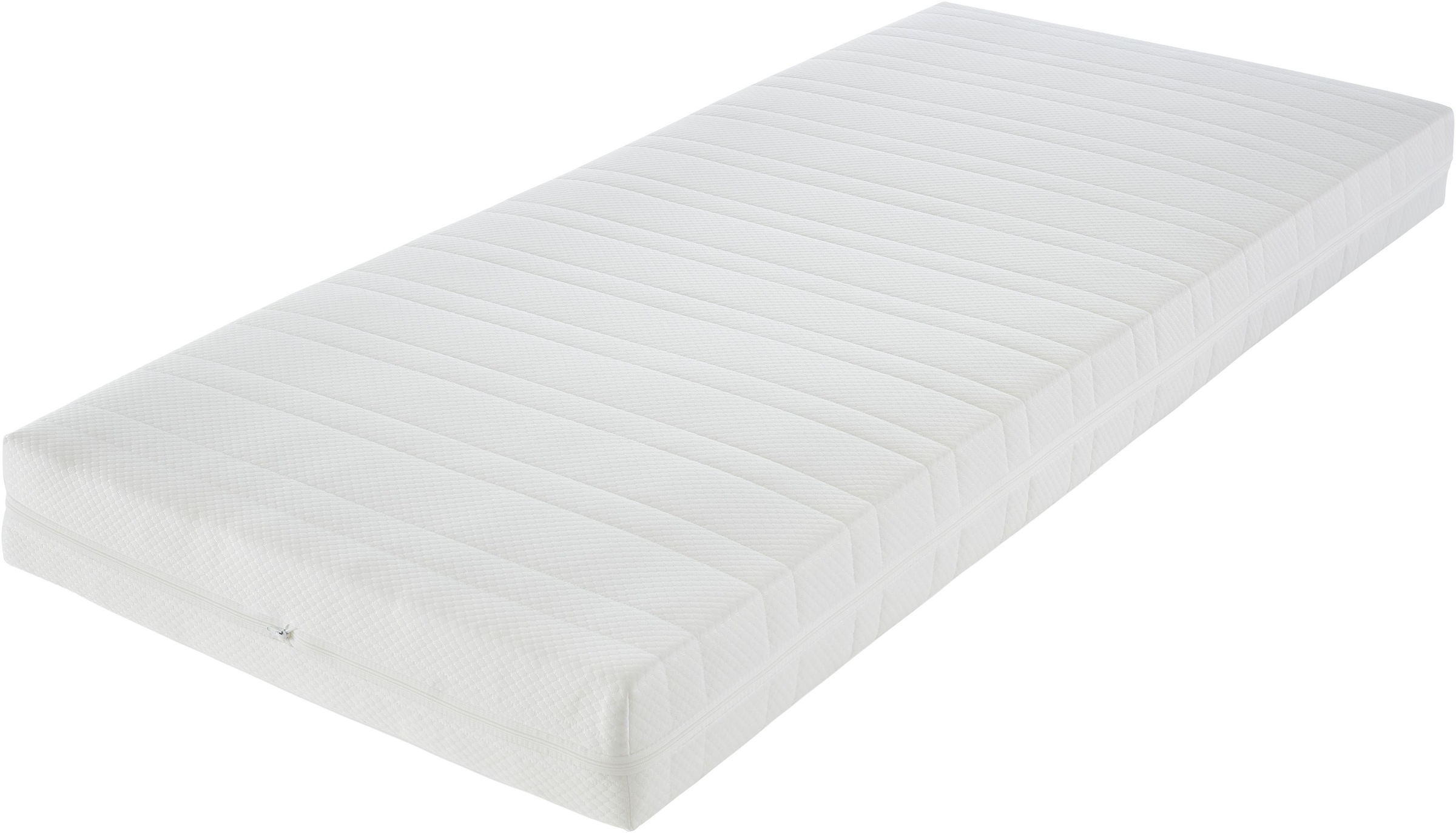 Boxspringbett "Dublin, wahlweise mit Topper in verschiedenen Härtegraden erhältlich", weiß, B:195cm L:210cm, WESTFALIA SCHLAFKOMFORT, Komplettbetten, Boxspringbett, mit schöner Kopfteilversteppung 6