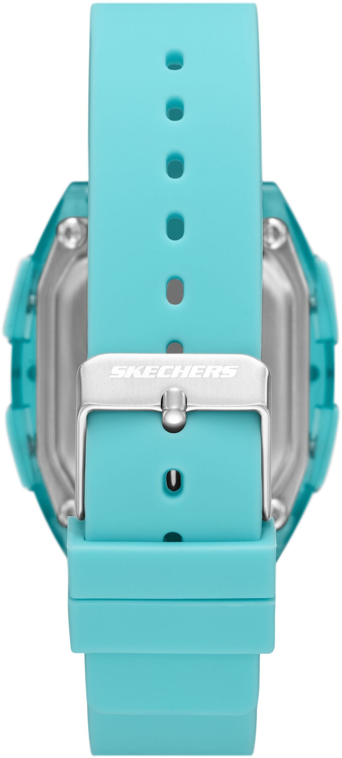 Skechers Chronograph »SAWTELLE«, Quarzuhr, Armbanduhr, Damenuhr, Herrenuhr, Silikonarmband, digital