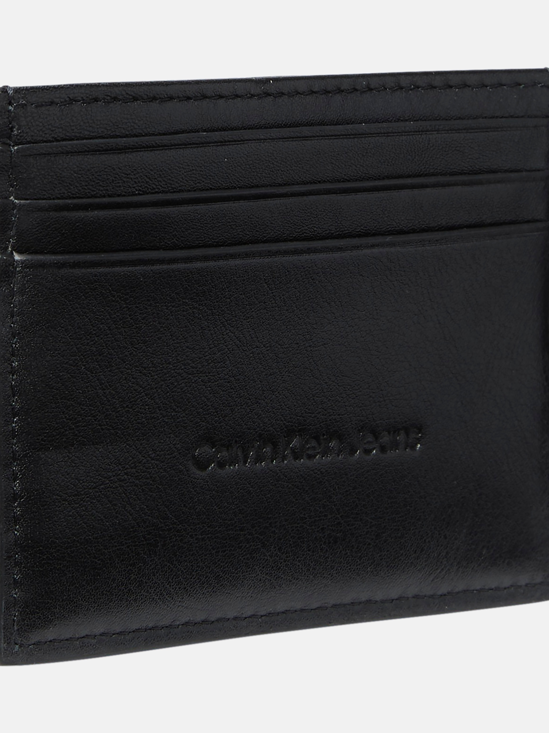 Calvin Klein Jeans Kartenetui »SCULPTED IMPRESSION CARD CASE«, "Mini"-Geldbörse, Kartenhalter mit CK-Logo