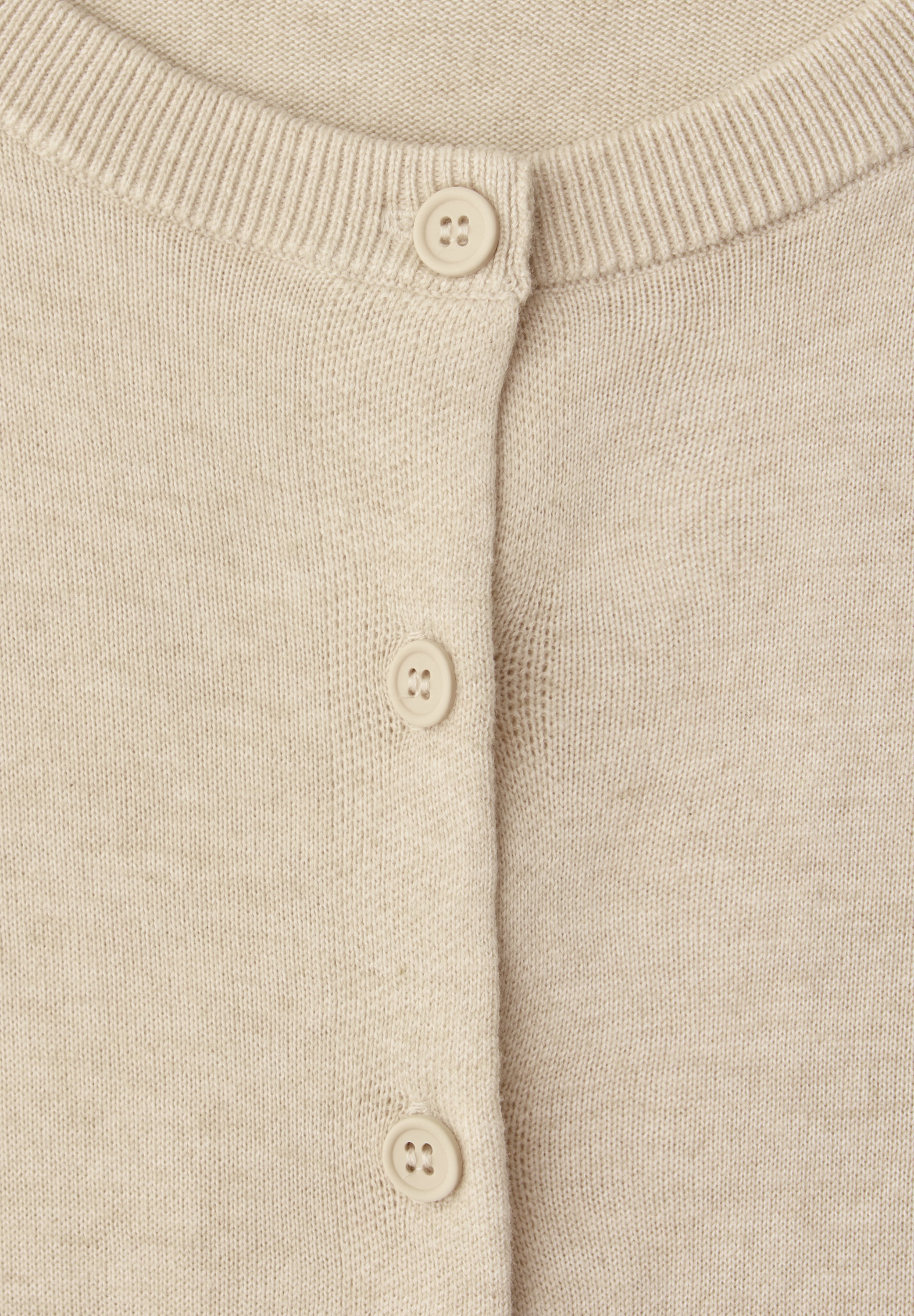 STREET ONE Cardigan Kurzarm-Cardigan mit Rundhals