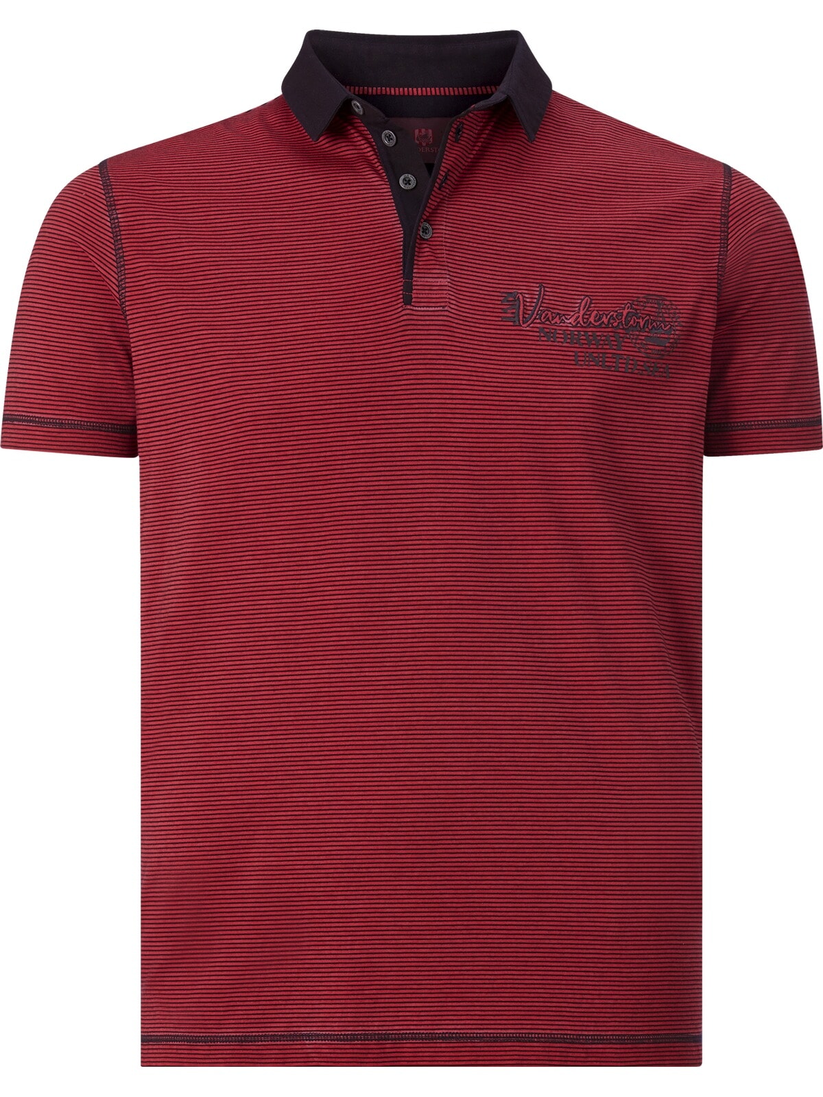 Jan Vanderstorm Poloshirt »Poloshirt EWERTH«, (1 tlg.), mit kontrastfarbenen Kragen