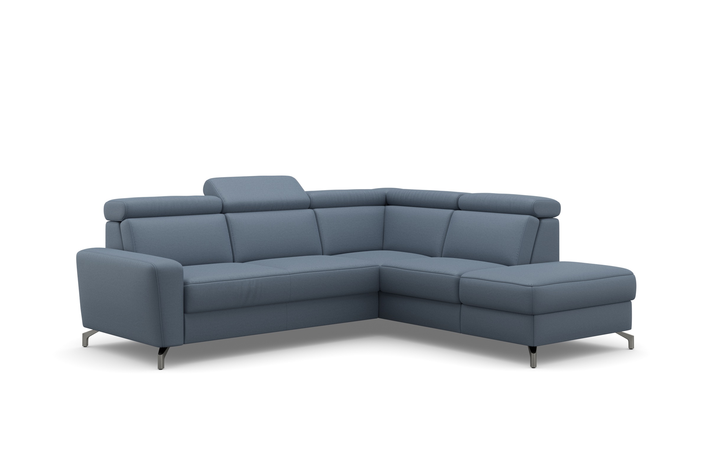 sit&more Ecksofa »Scarlett L-Form«, inklusive Kopfteilverstellung, wahlweise mit Bettfunktion, Bettkasten