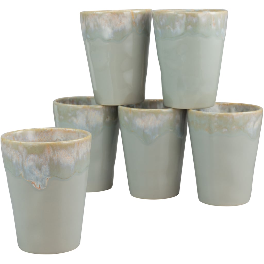 CreaTable Becher »Kaffeebecher Gespresso«, (Set, 6 tlg.)