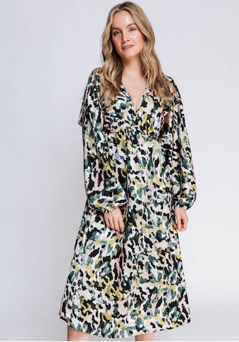 Blusenkleid, mit Leo-Print